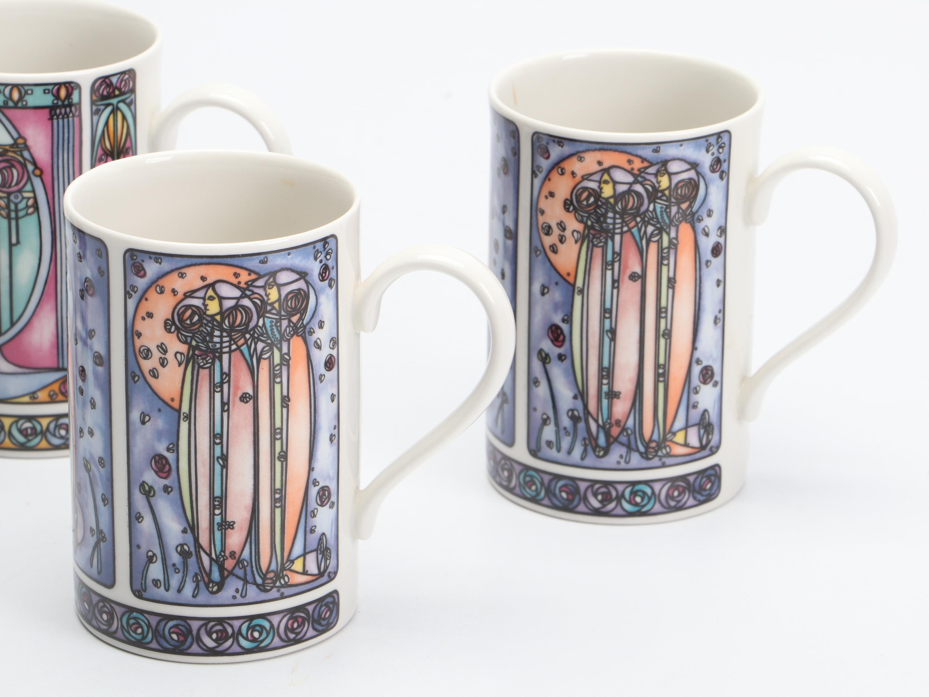 Dunoon "Mackintosh" adapted by Joanne Triner Stoneware Mugs