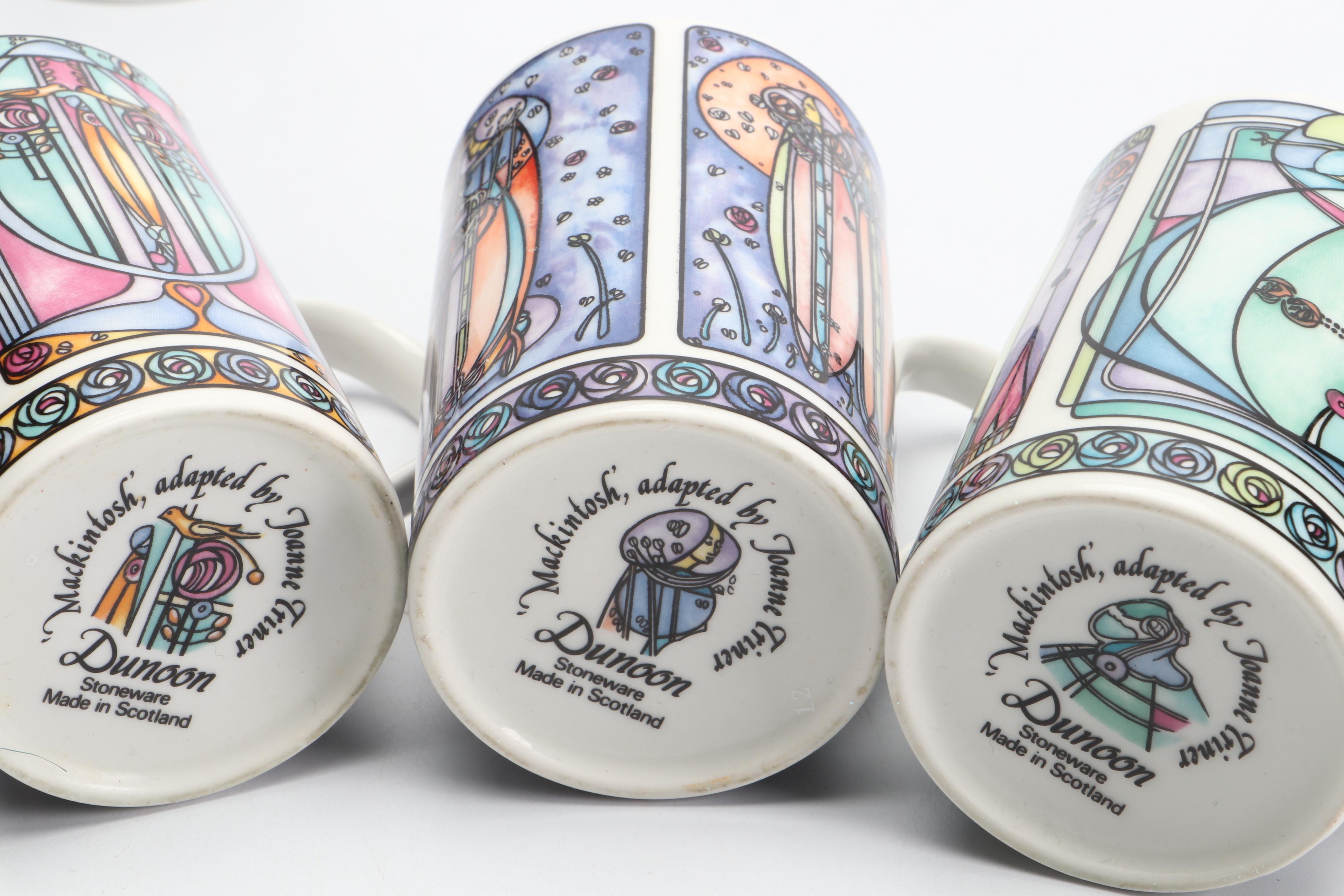 Dunoon "Mackintosh" adapted by Joanne Triner Stoneware Mugs