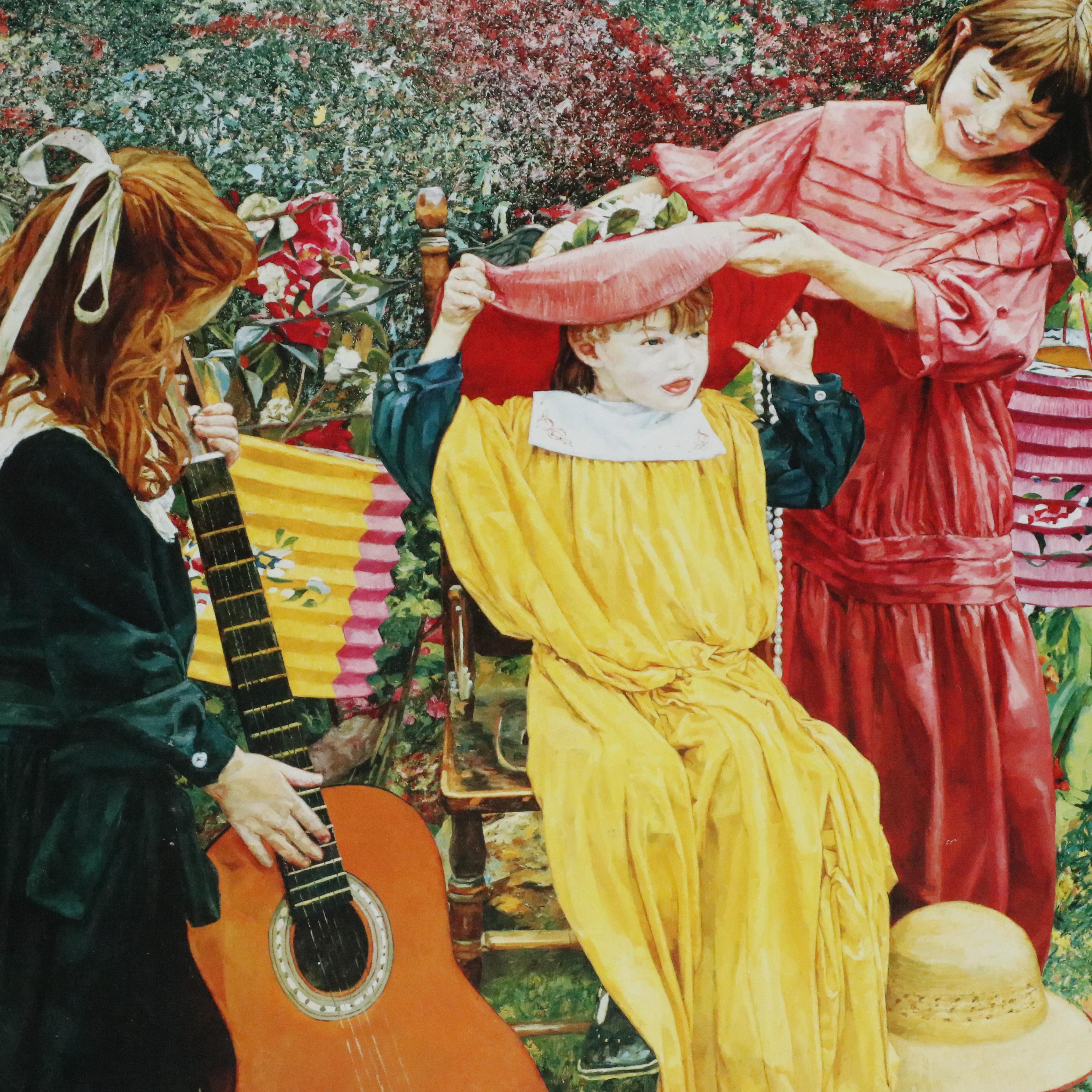 Offset Lithographs "Forgotten Dolls" and "Dressing Up" After John Lennox