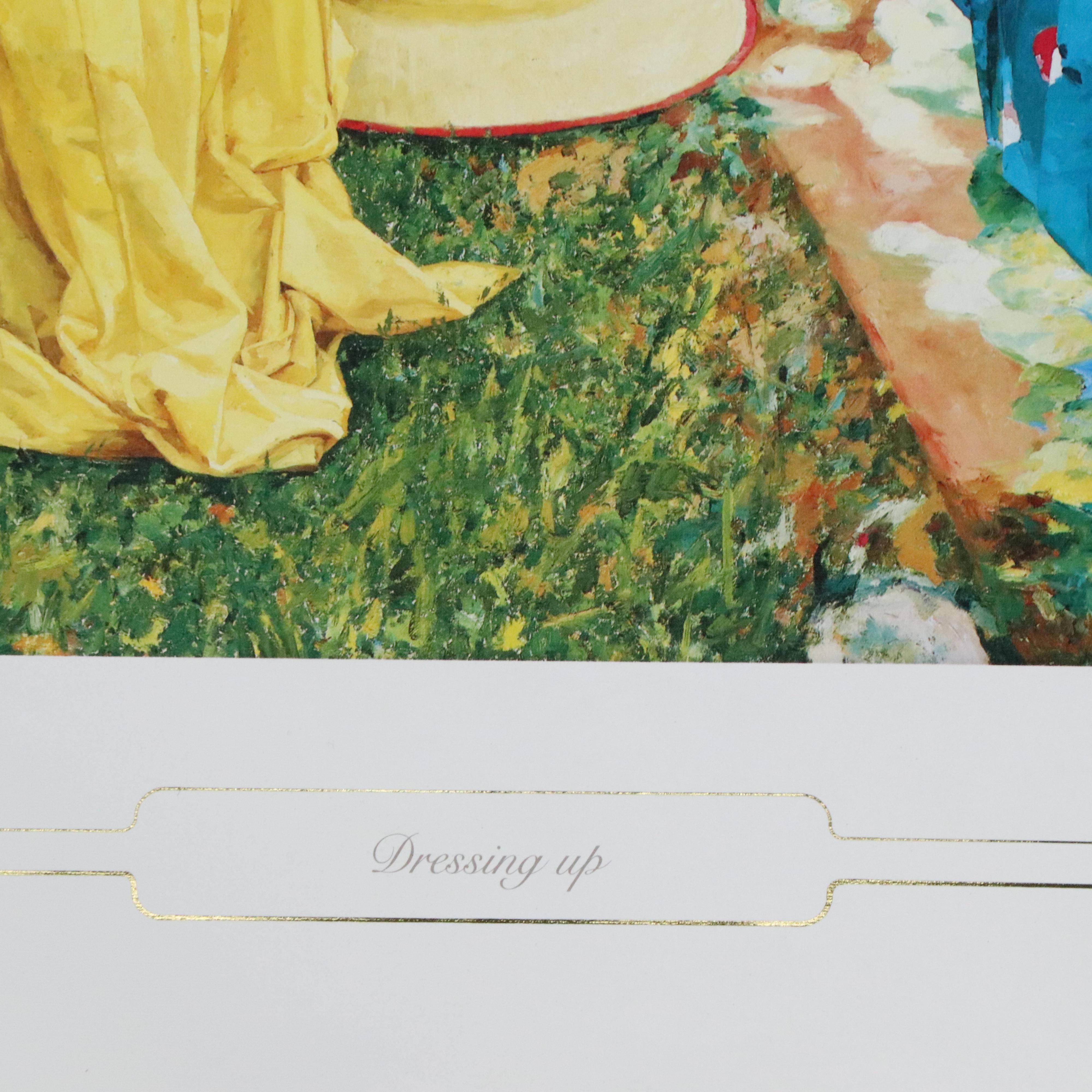 Offset Lithographs "Forgotten Dolls" and "Dressing Up" After John Lennox