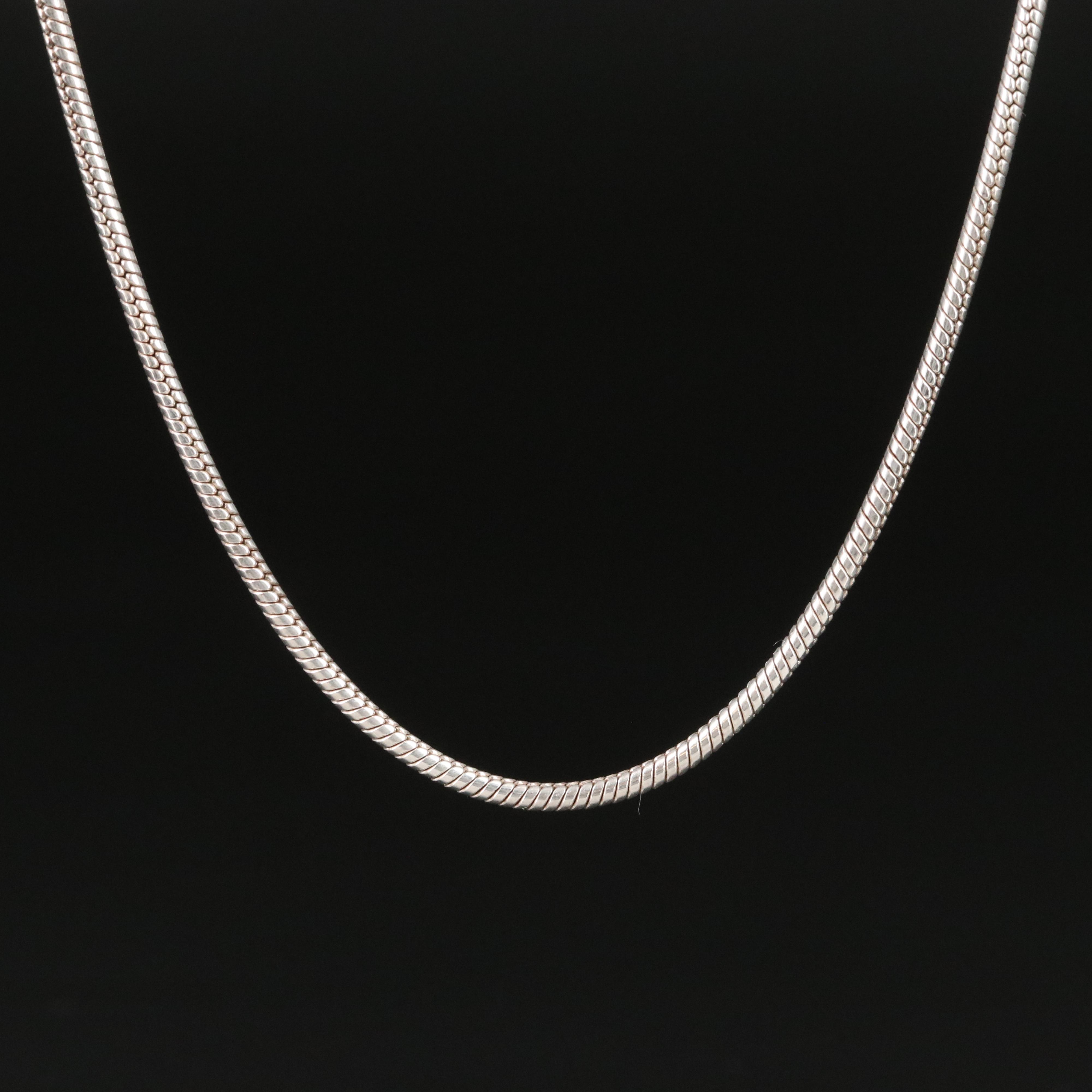 Sterling Snake Chain Necklace