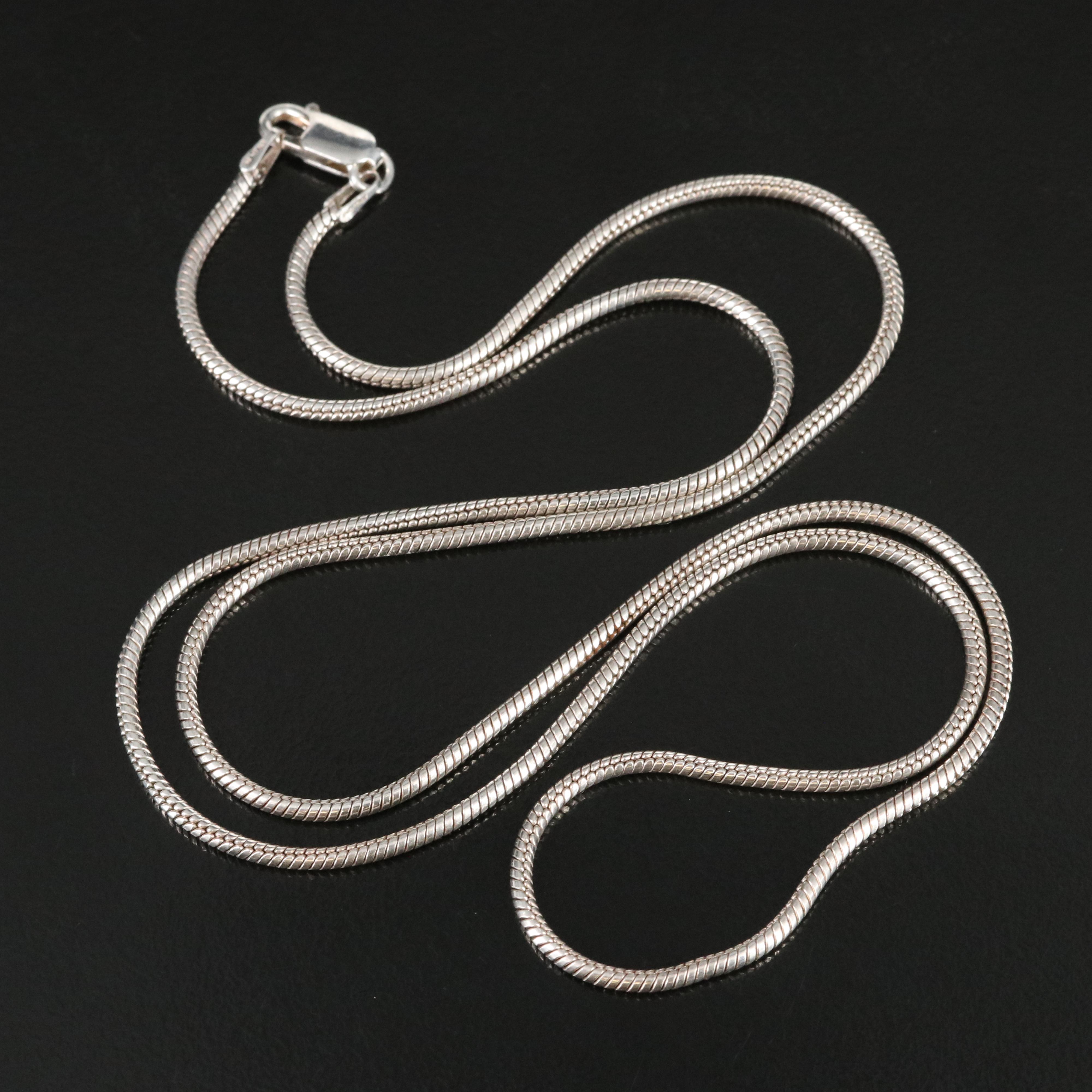 Sterling Snake Chain Necklace