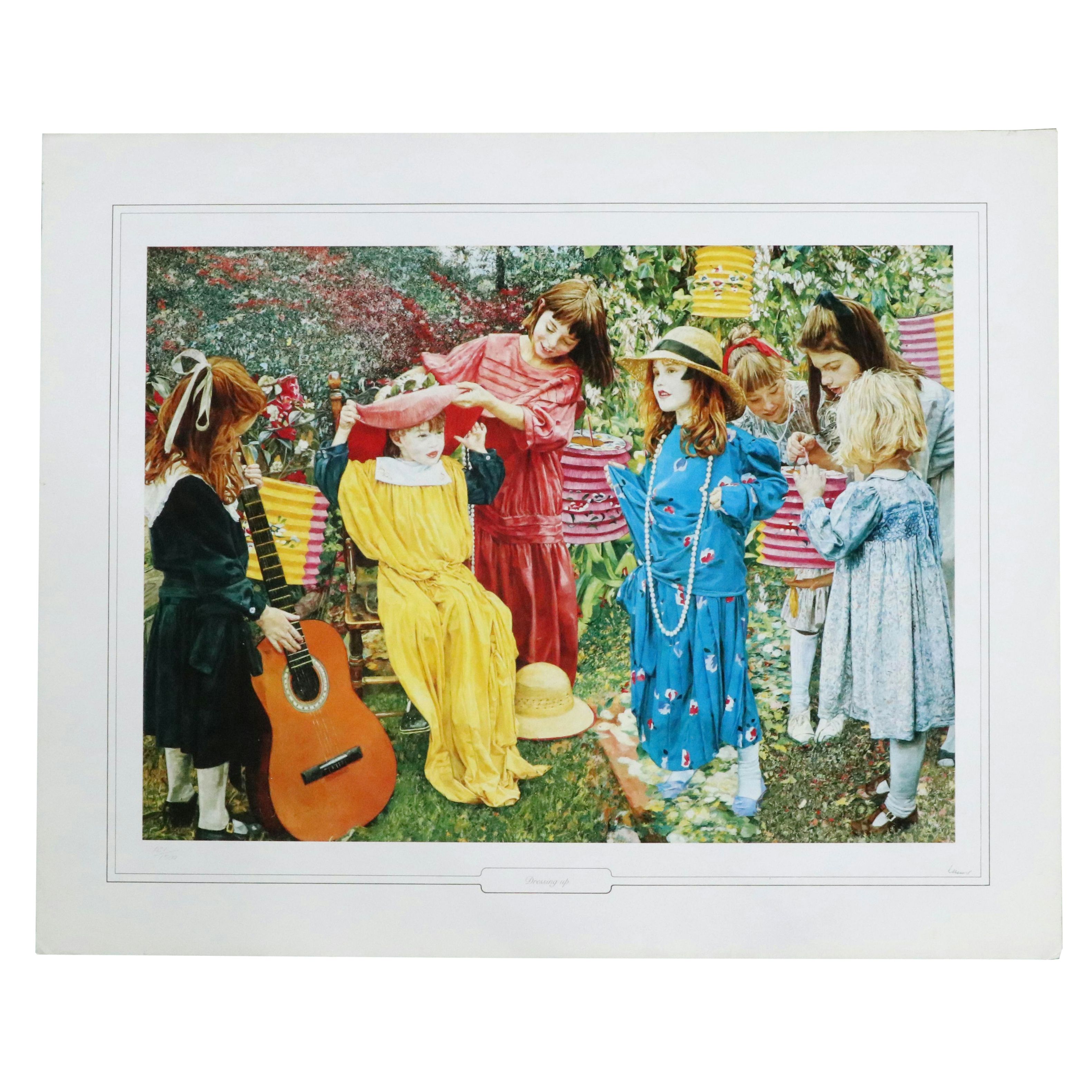 Offset Lithographs "Forgotten Dolls" and "Dressing Up" After John Lennox