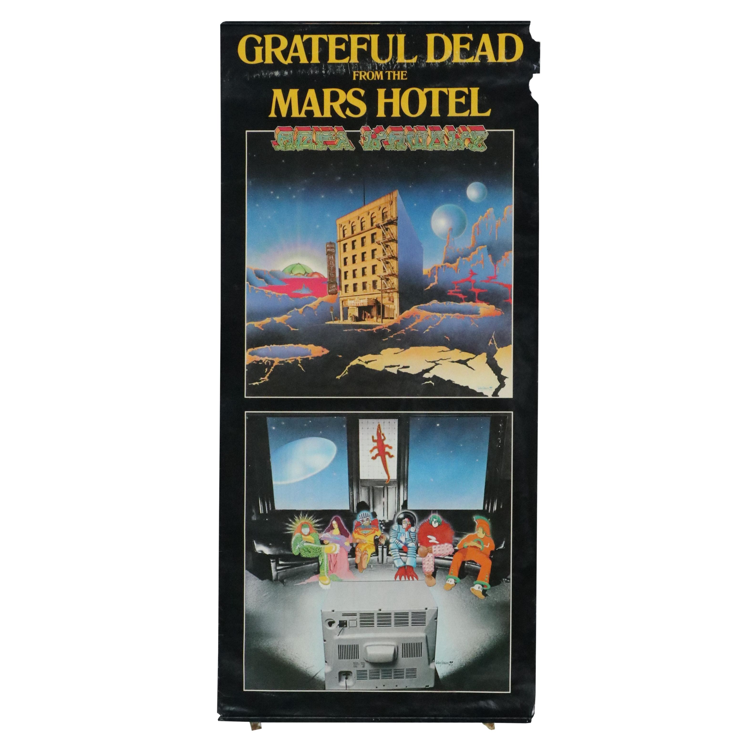 Grateful Dead "From the Mars Hotel" Album Poster, Circa 1974