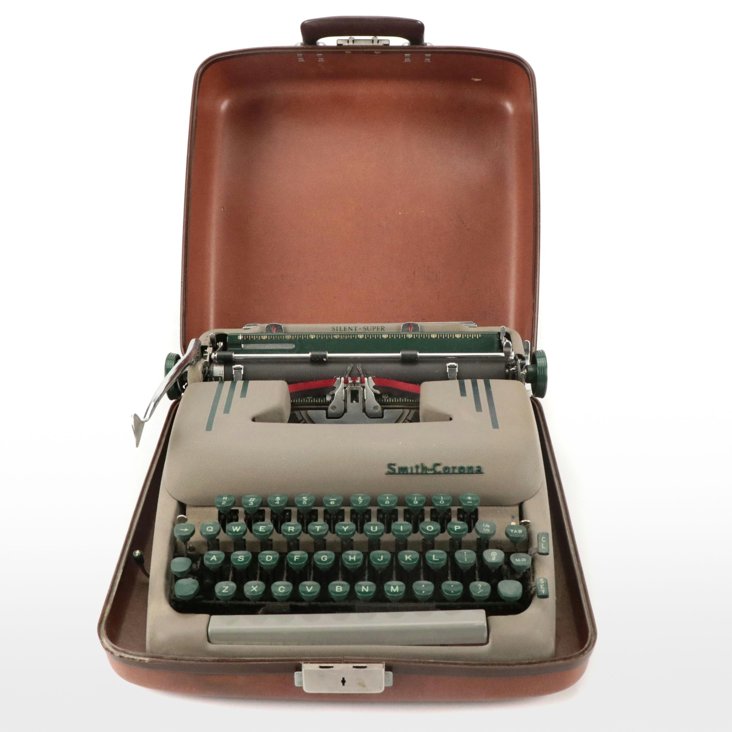 Smith-Corona Silent-Super Resin and Metal Typewriter, Mid-20th Century