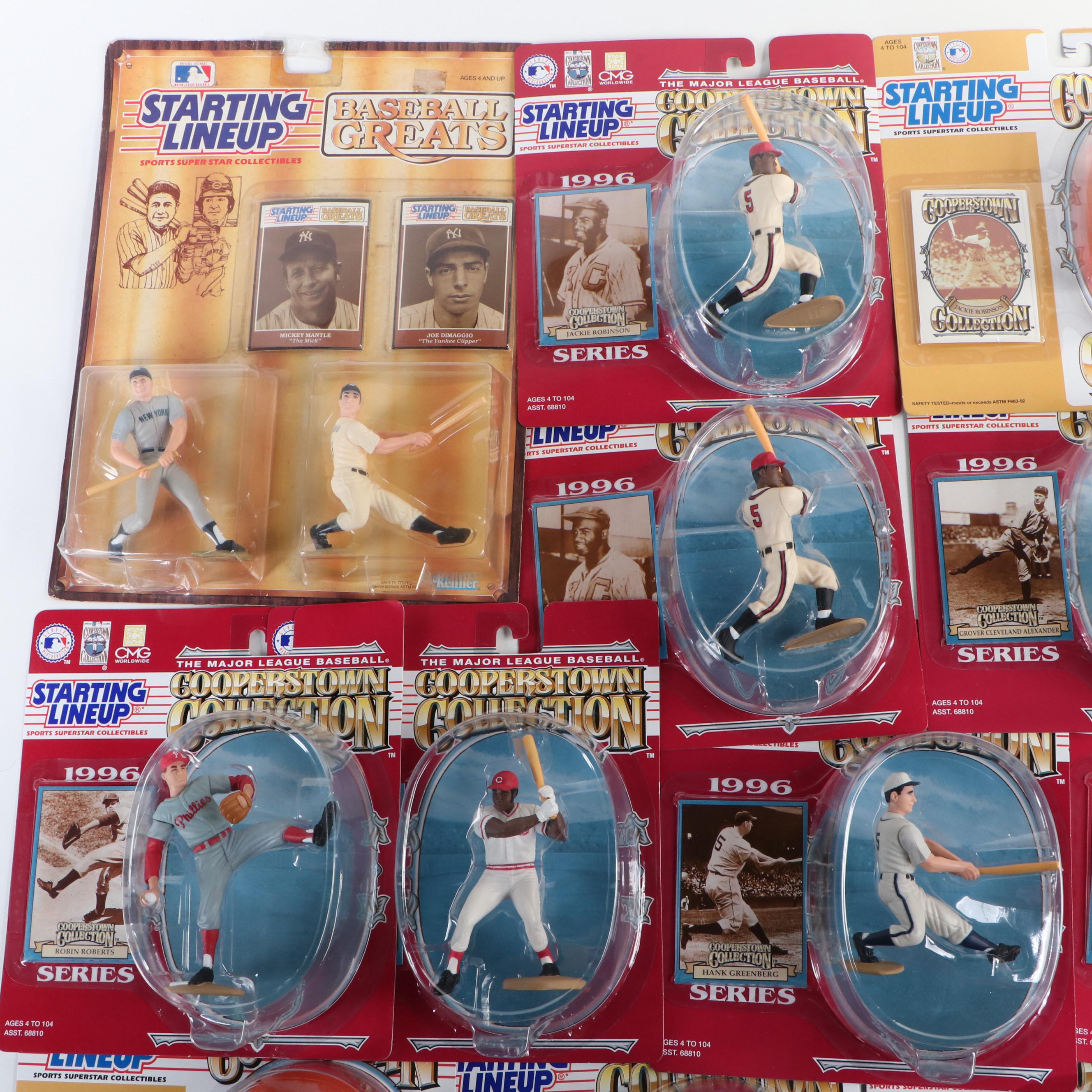 Kenner Starting Lineup Jackie Robinson, Babe Ruth and More Baseball Figures