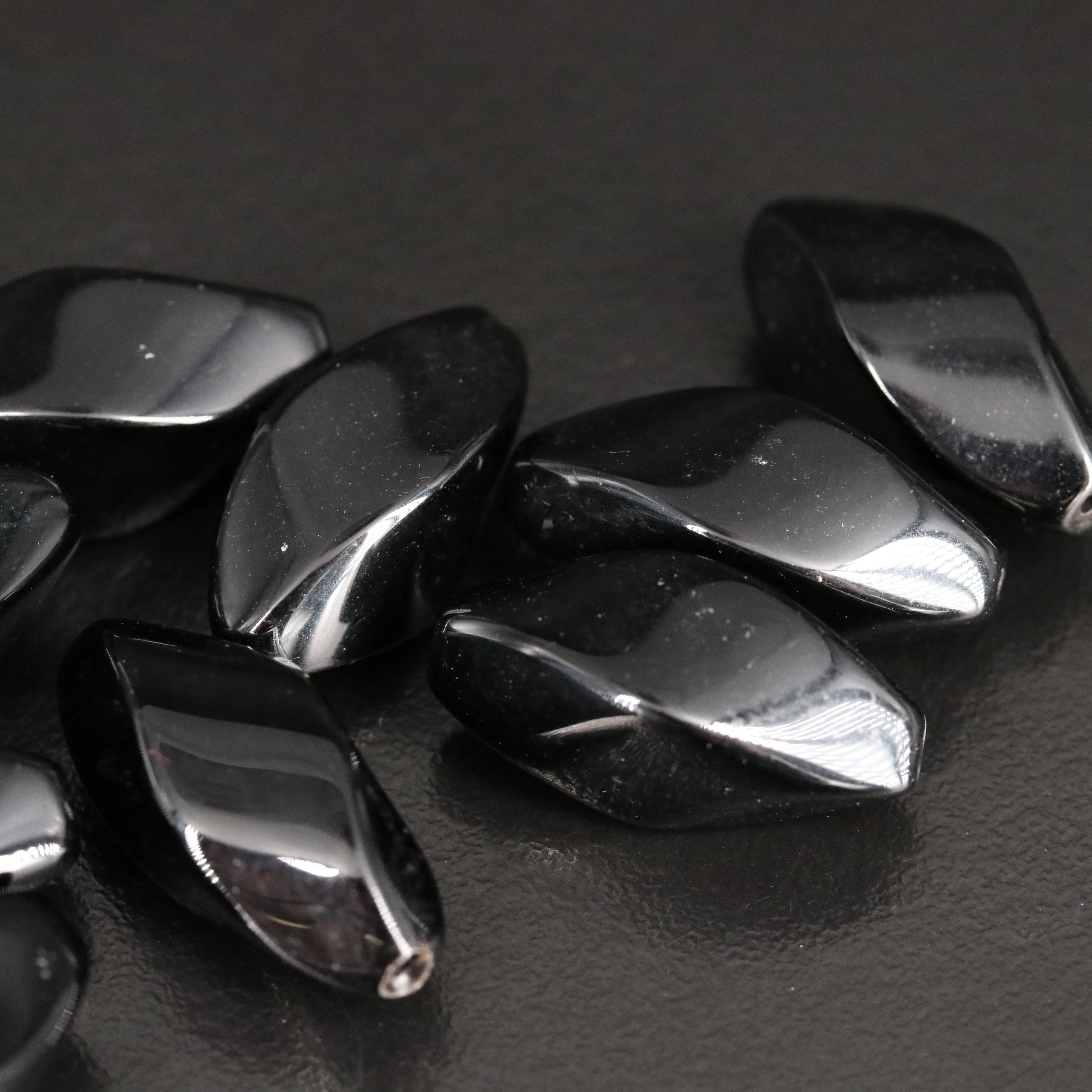 Loose Black Onyx Beads