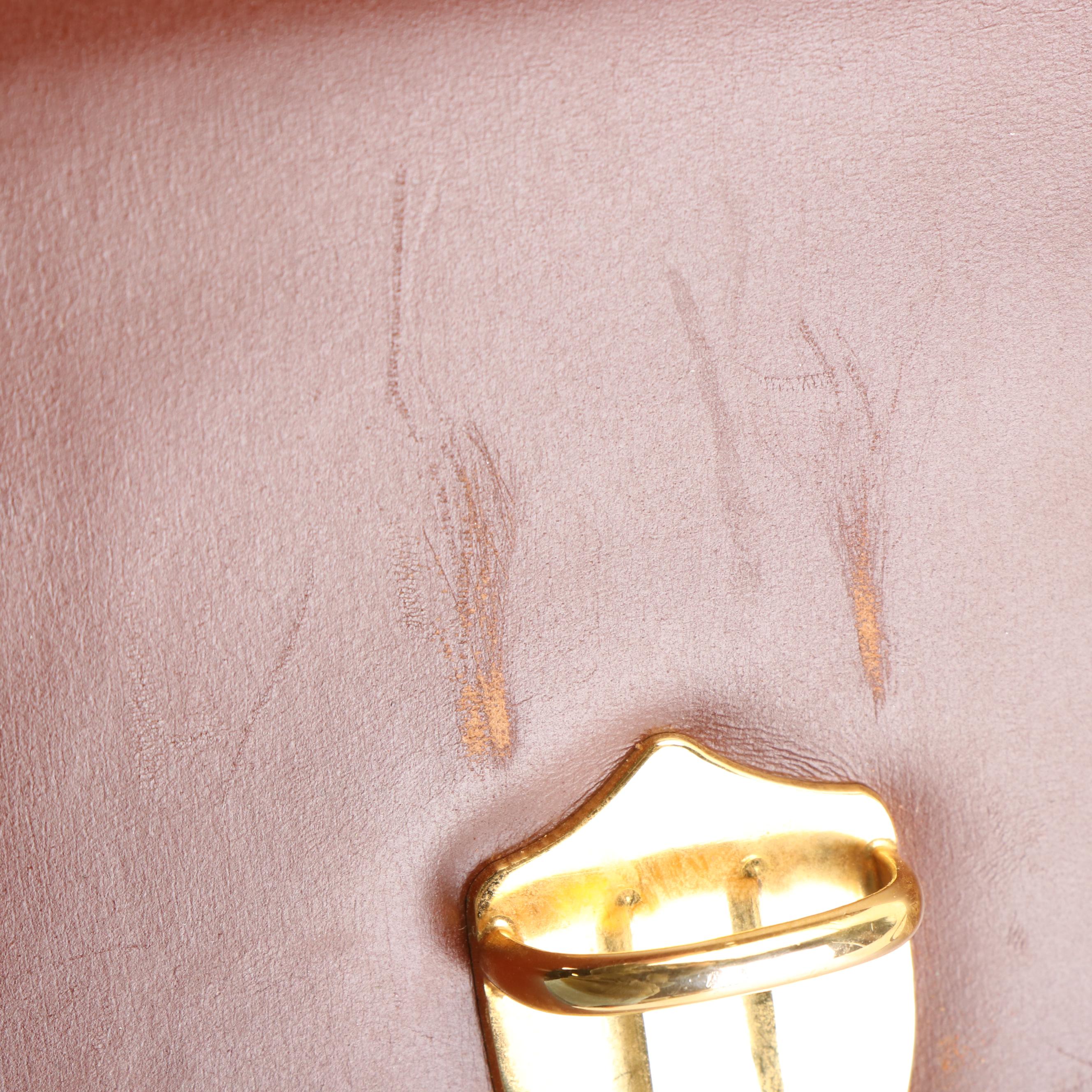 Prada A Line Shoulder Bag in Brown Leather