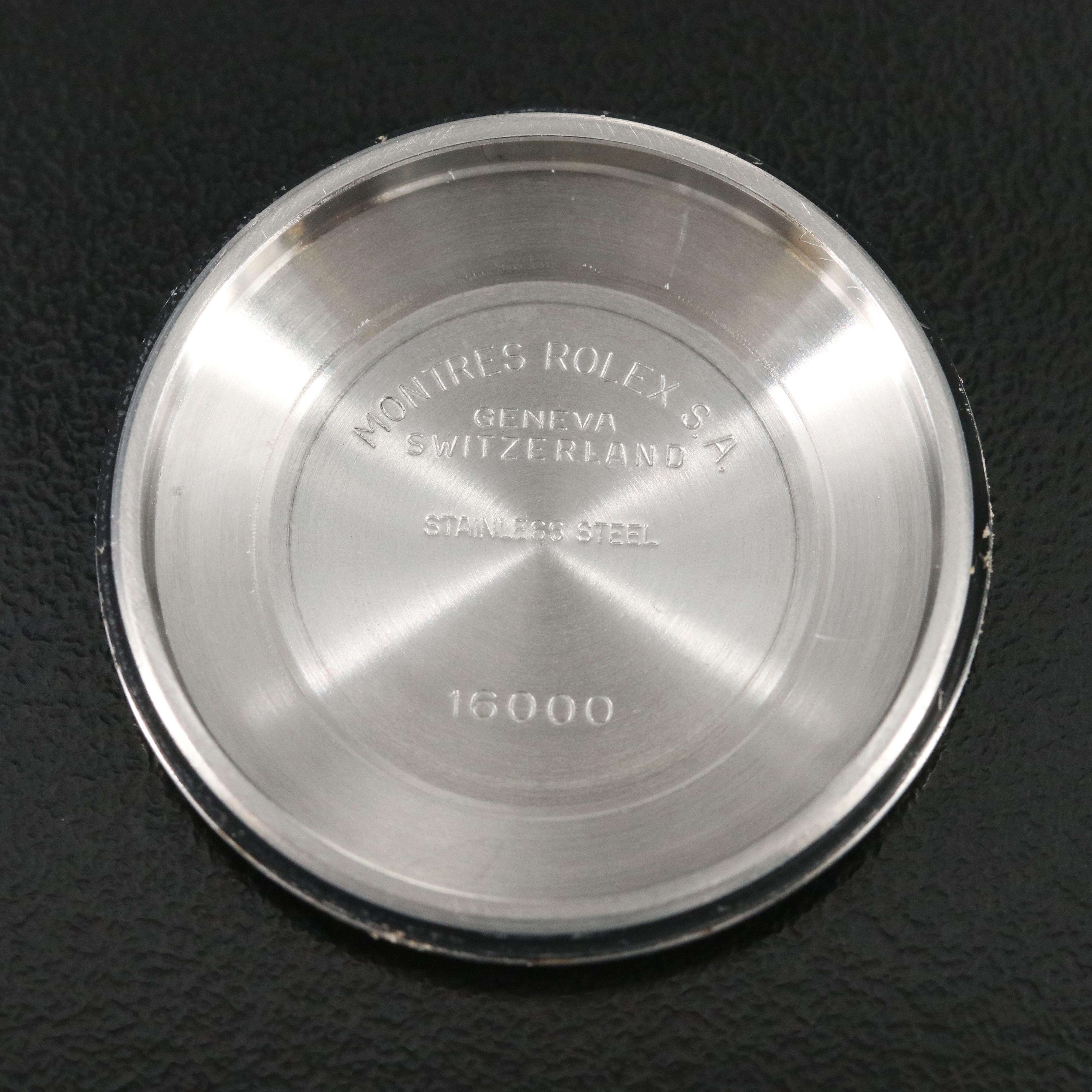 Rolex Datejust 16013 Diamond Black Dial Two-Tone Automatic Watch