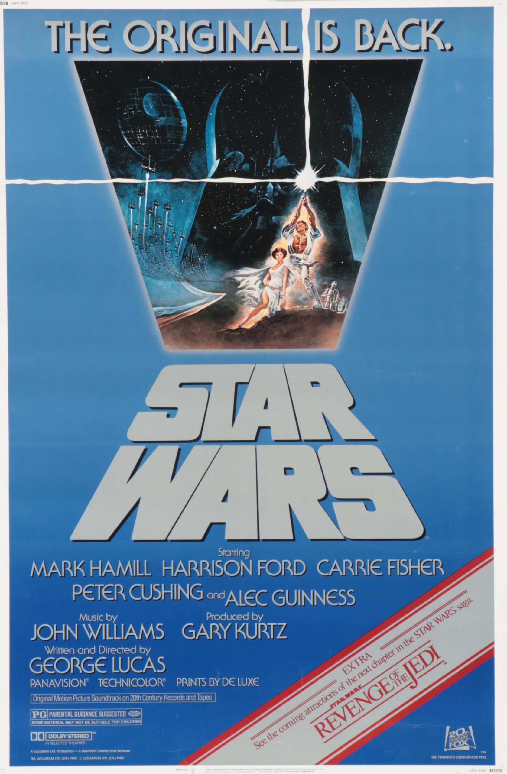 Oversized Star Wars Movie Poster, 1982
