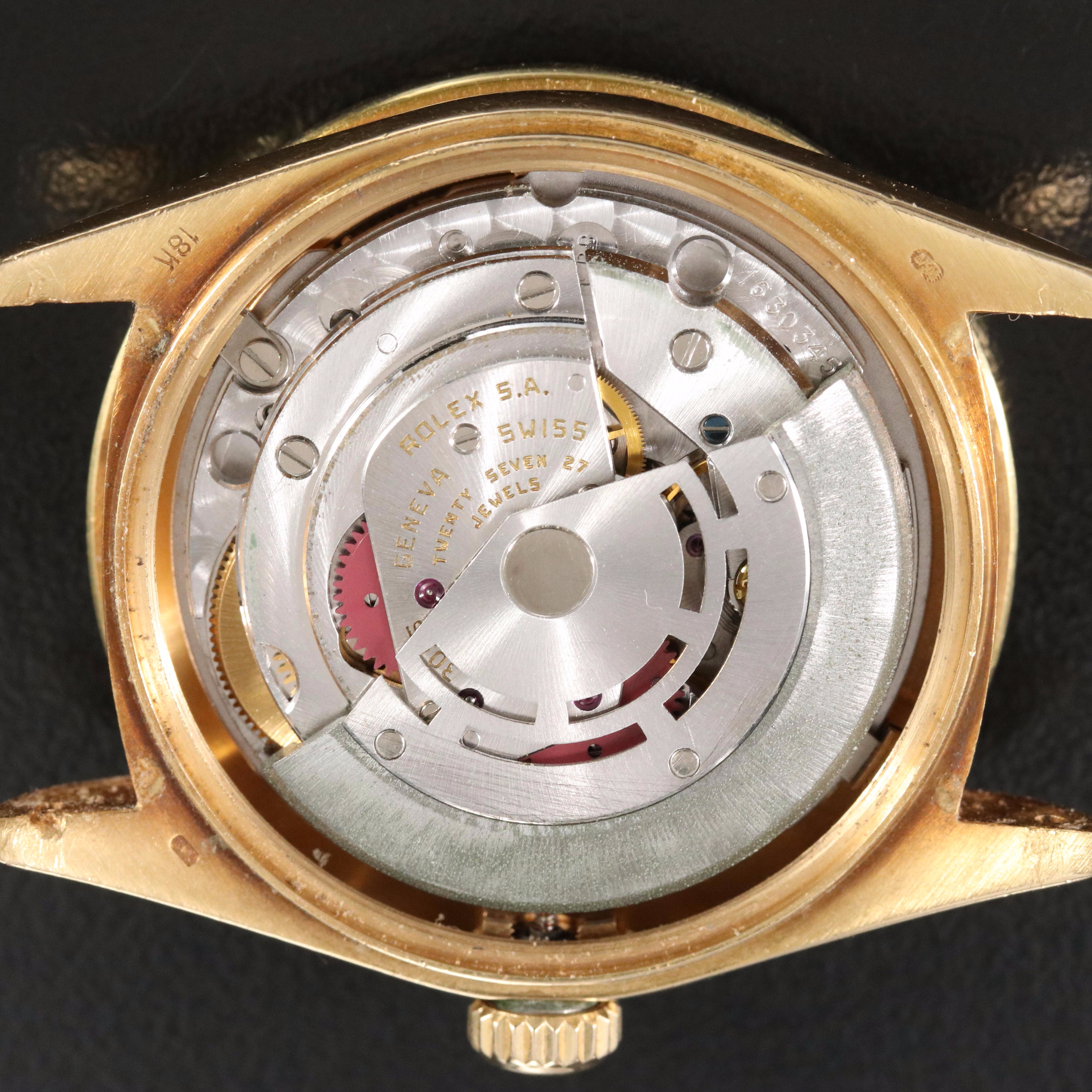 Rolex Day-Date 18038 Custom 1.70 CTW Diamond Set 18K Gold Automatic Watch