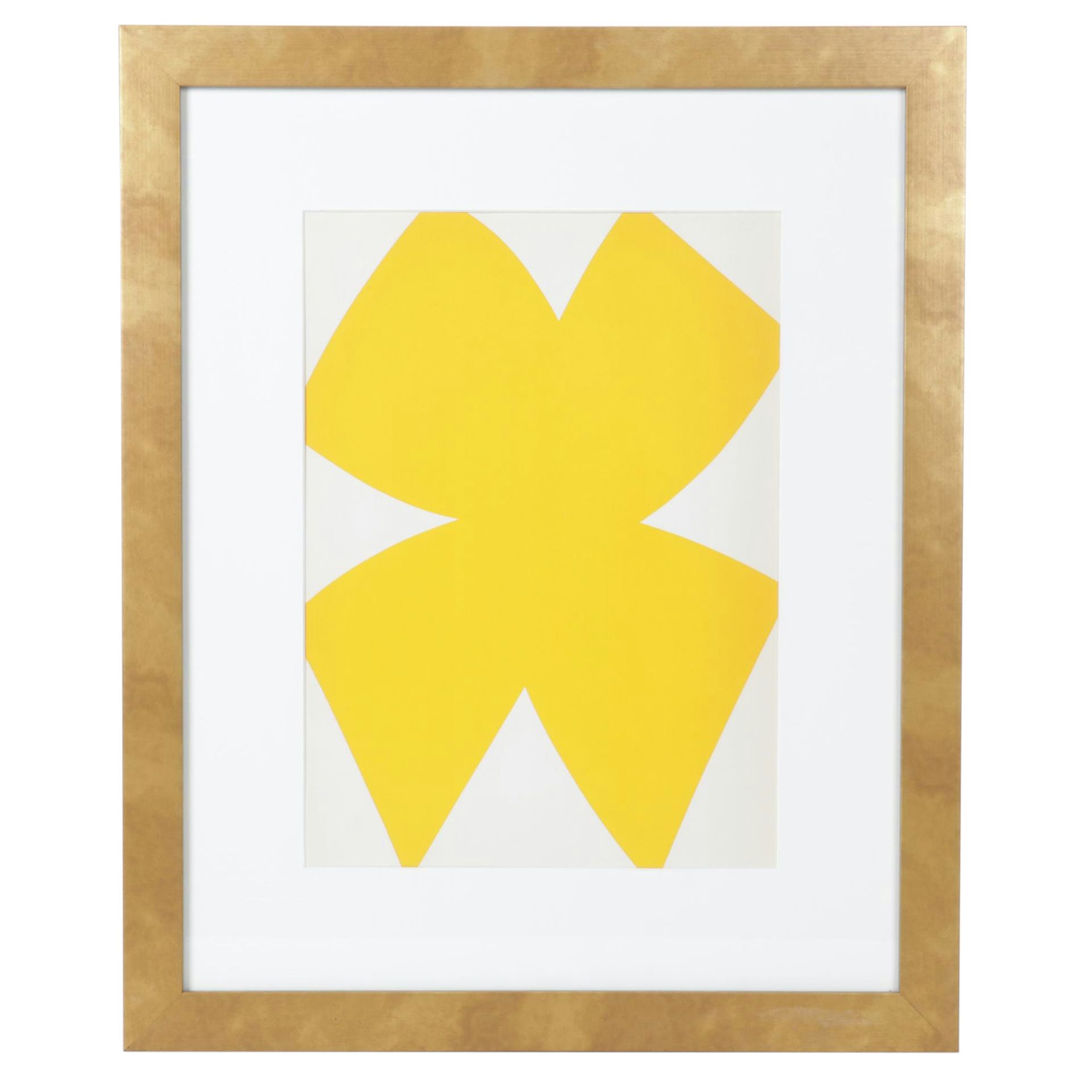 Ellsworth Kelly Lithograph for "Derrière le Miroir," 1958