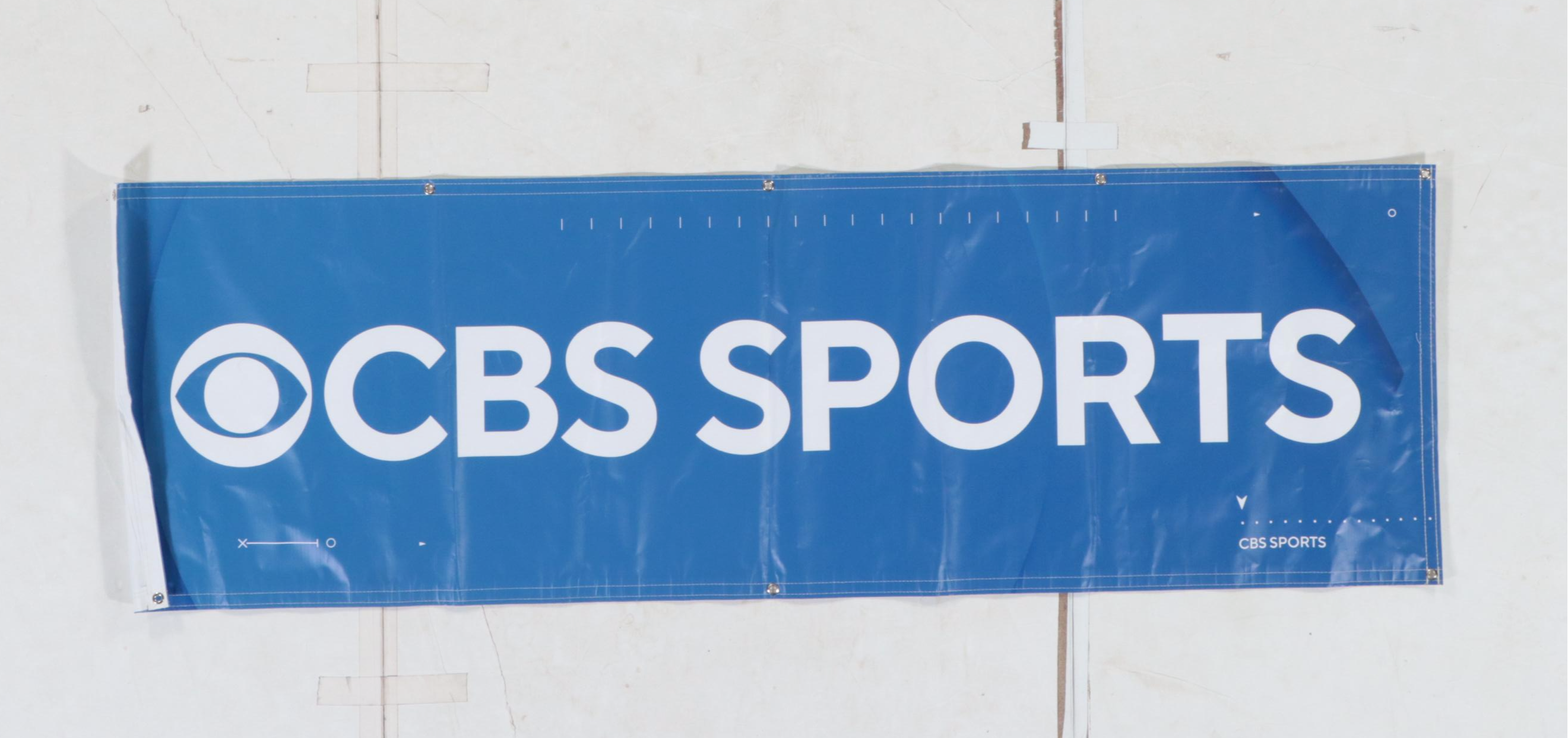 CBS Sports, NBC Sports, and Corona Canvas Banners