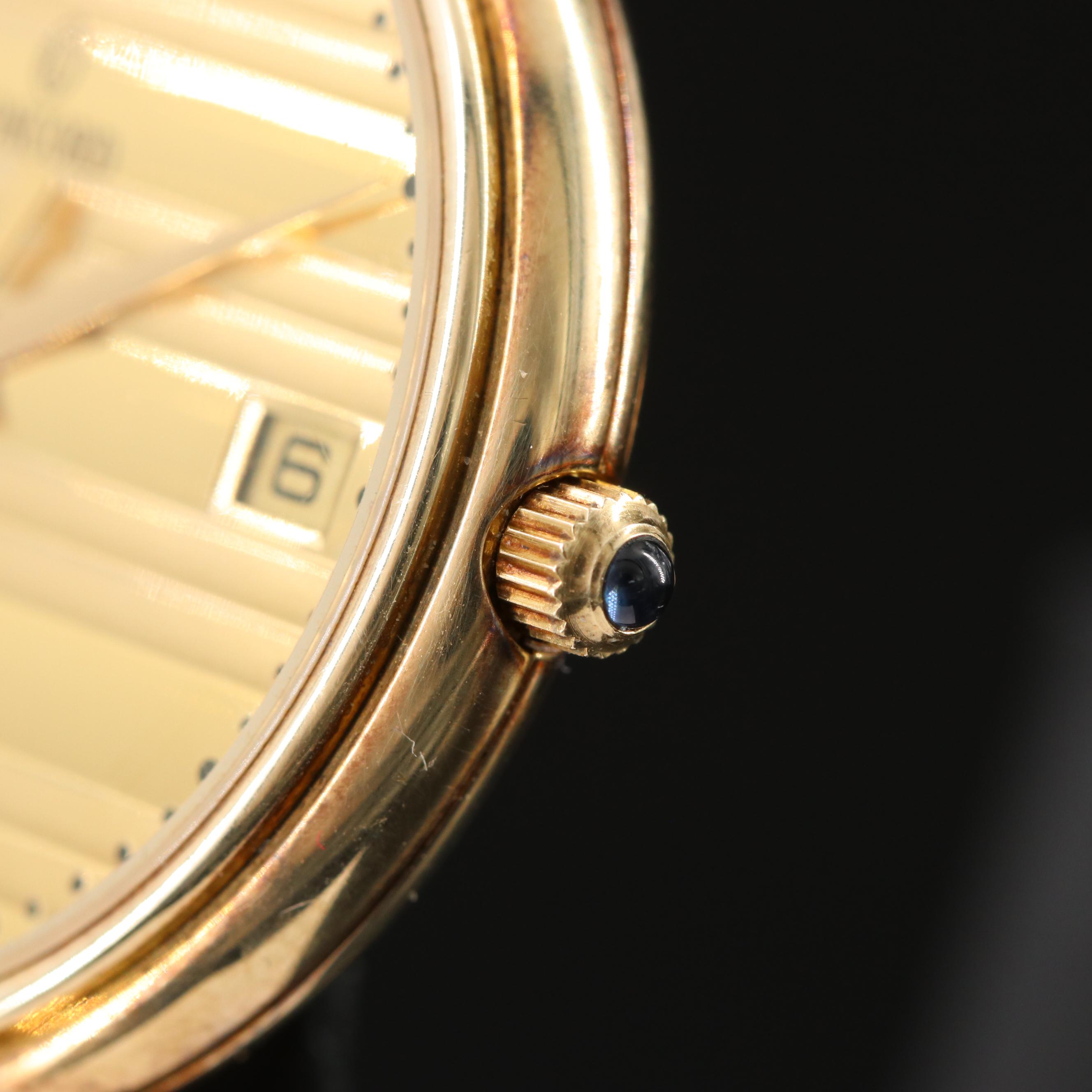 14K Concord Quartz Date Watch