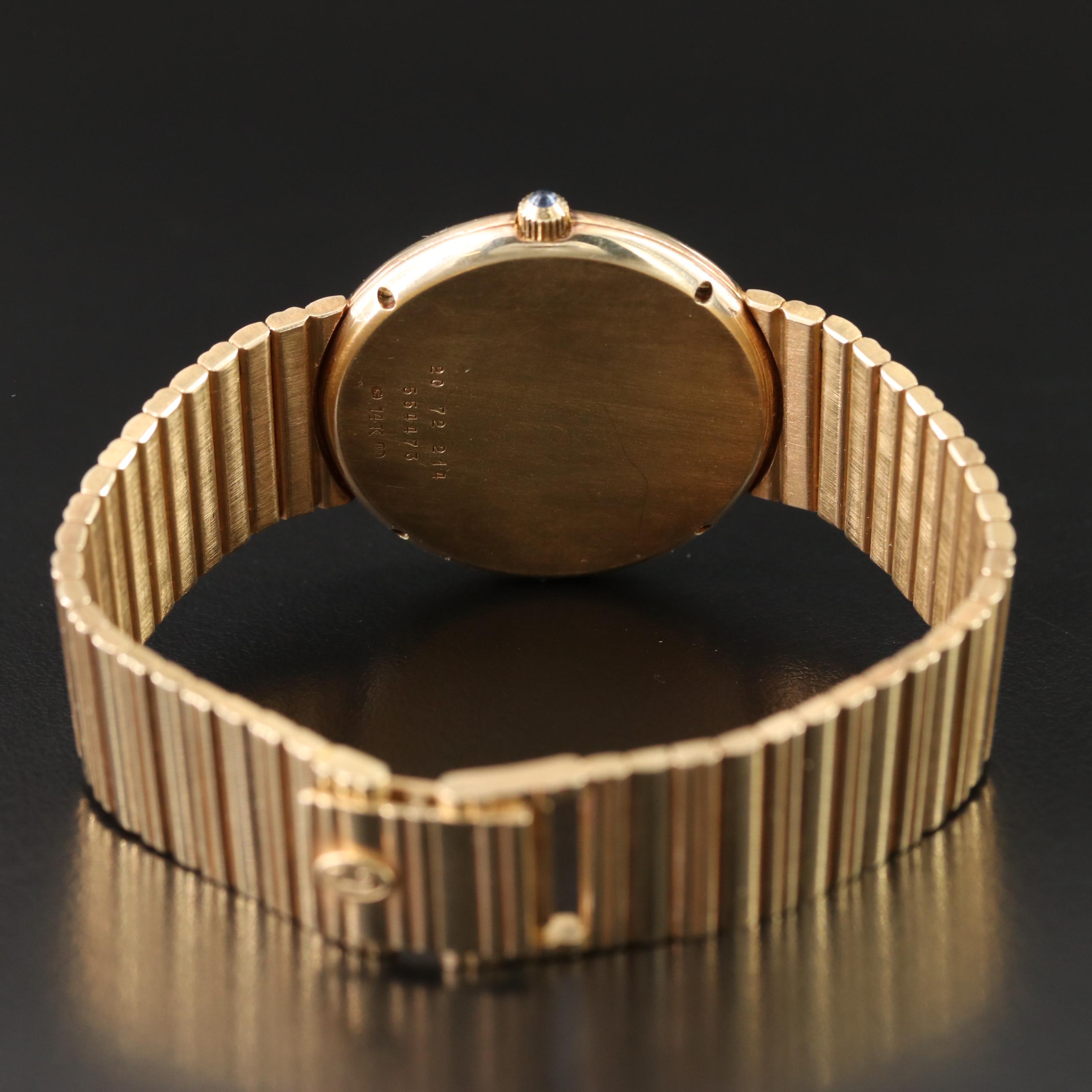 14K Concord Quartz Date Watch