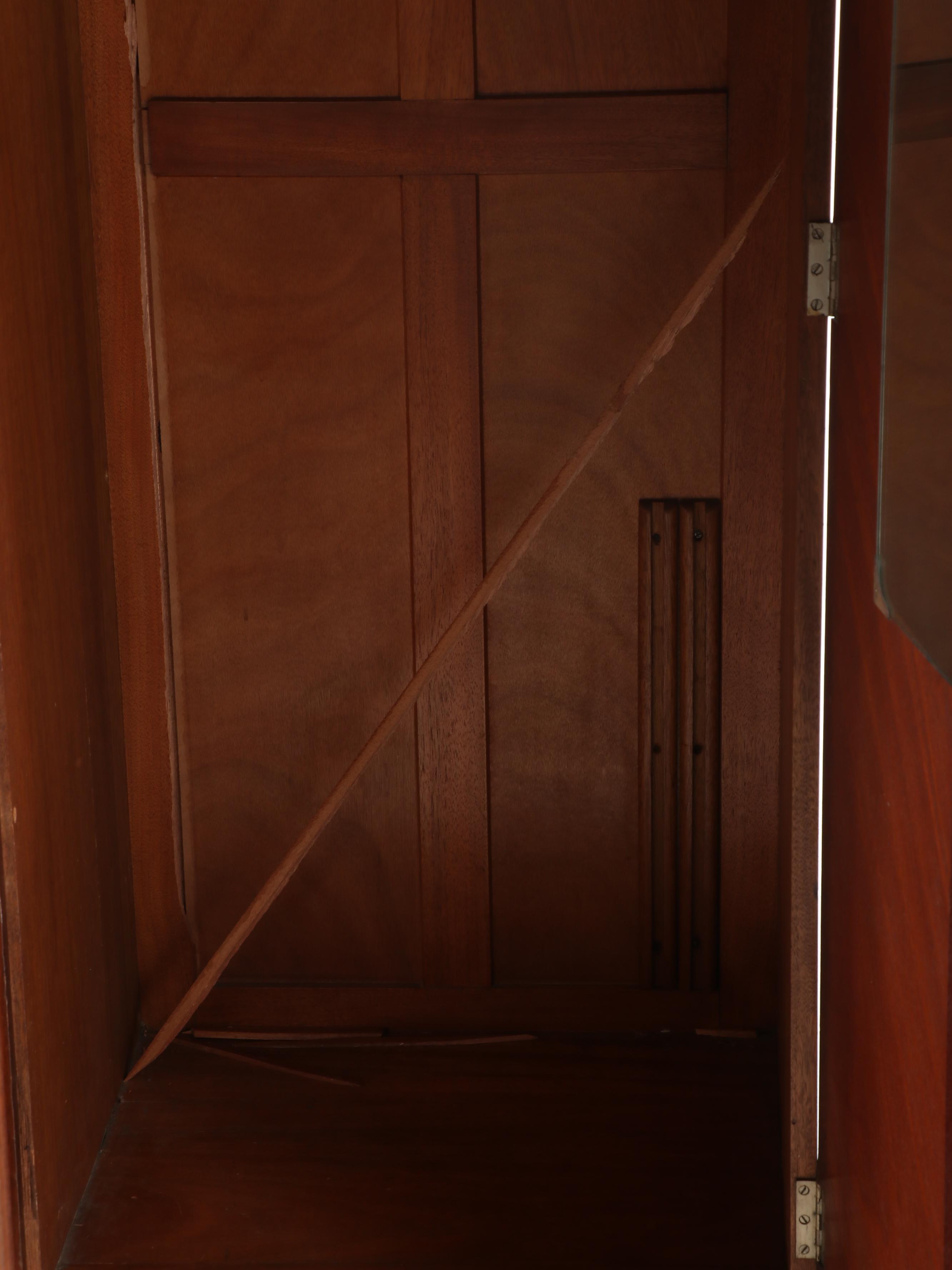 Waring & Gillow Edwardian Burr Walnut Triple-Door Wardrobe, Early 20th Century