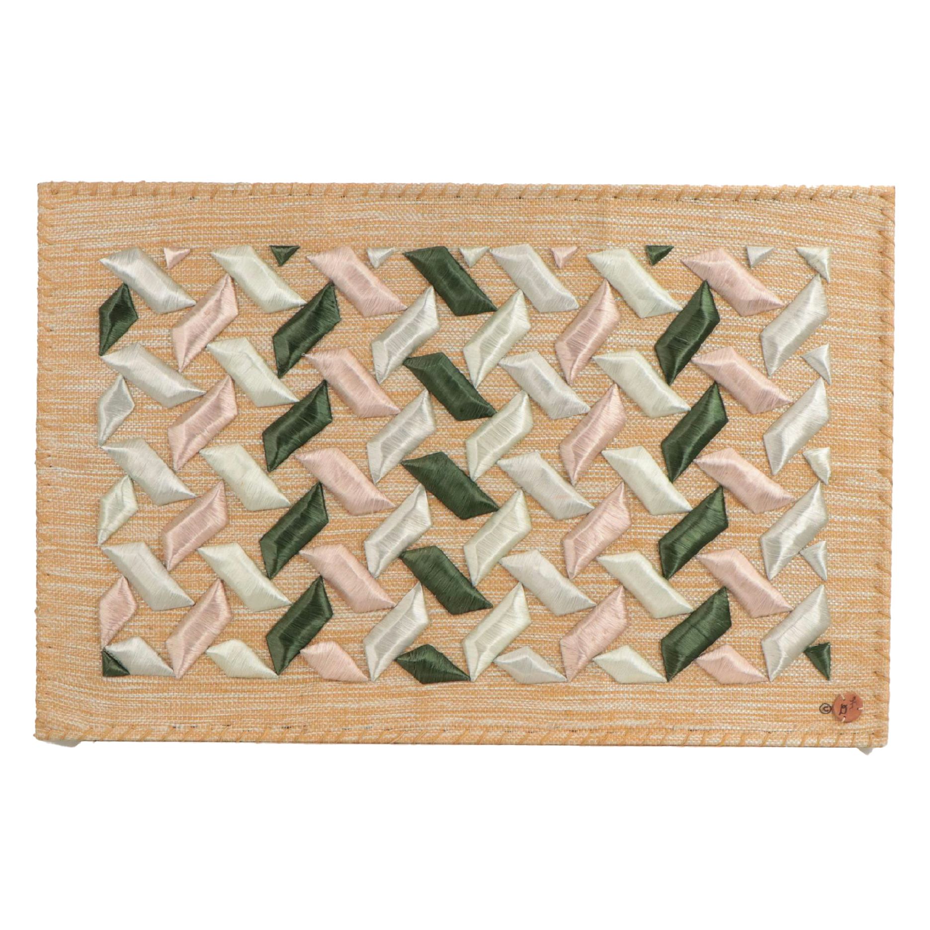 Don Freedman Treetime Inc. Geometric Abstract Wall Hanging, 1986