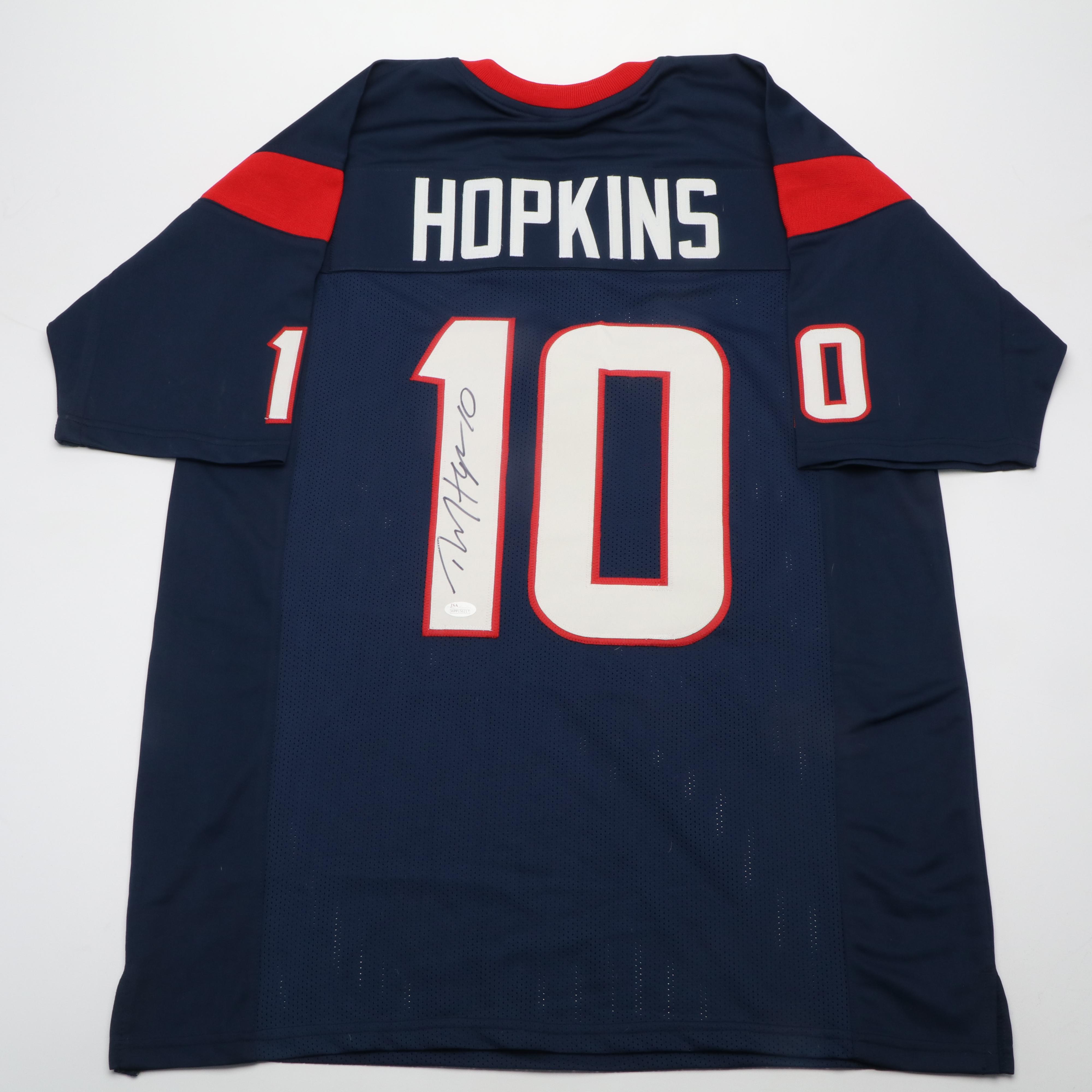 DeAndre Hopkins Signed Houston Texans Football Jersey, JSA