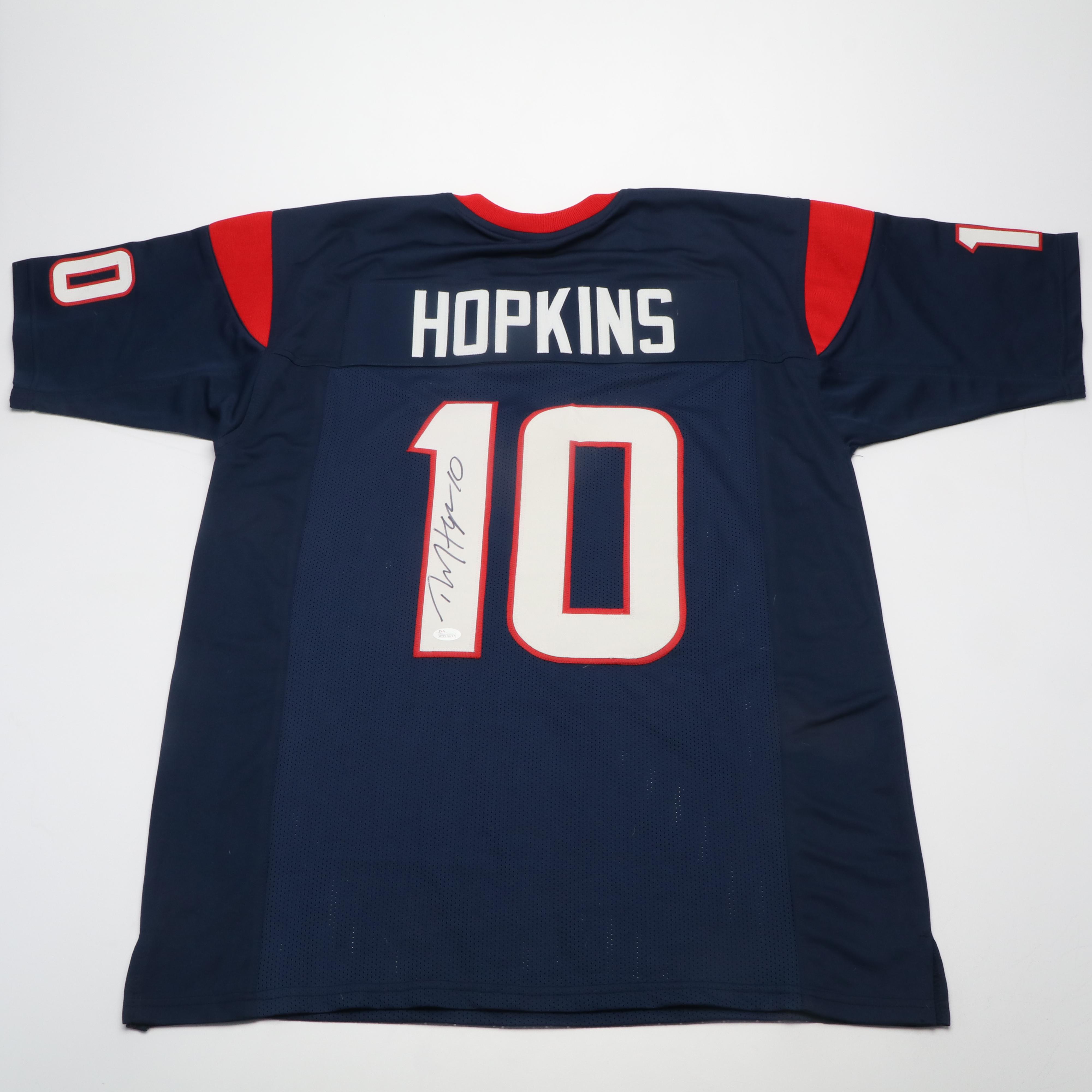 DeAndre Hopkins Signed Houston Texans Football Jersey, JSA