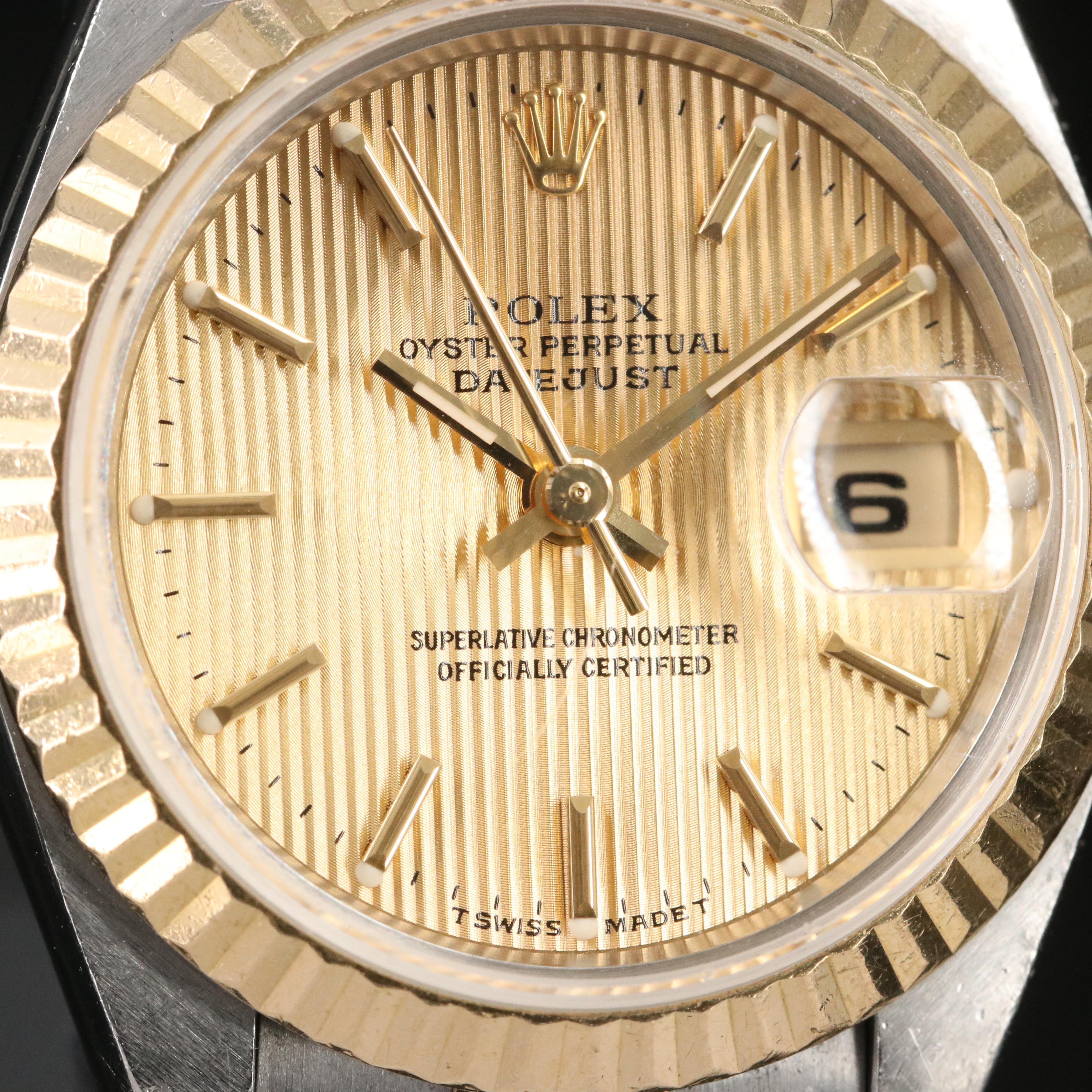 Rolex Datejust 69173 Champagne Dial Two-Tone Automatic Watch
