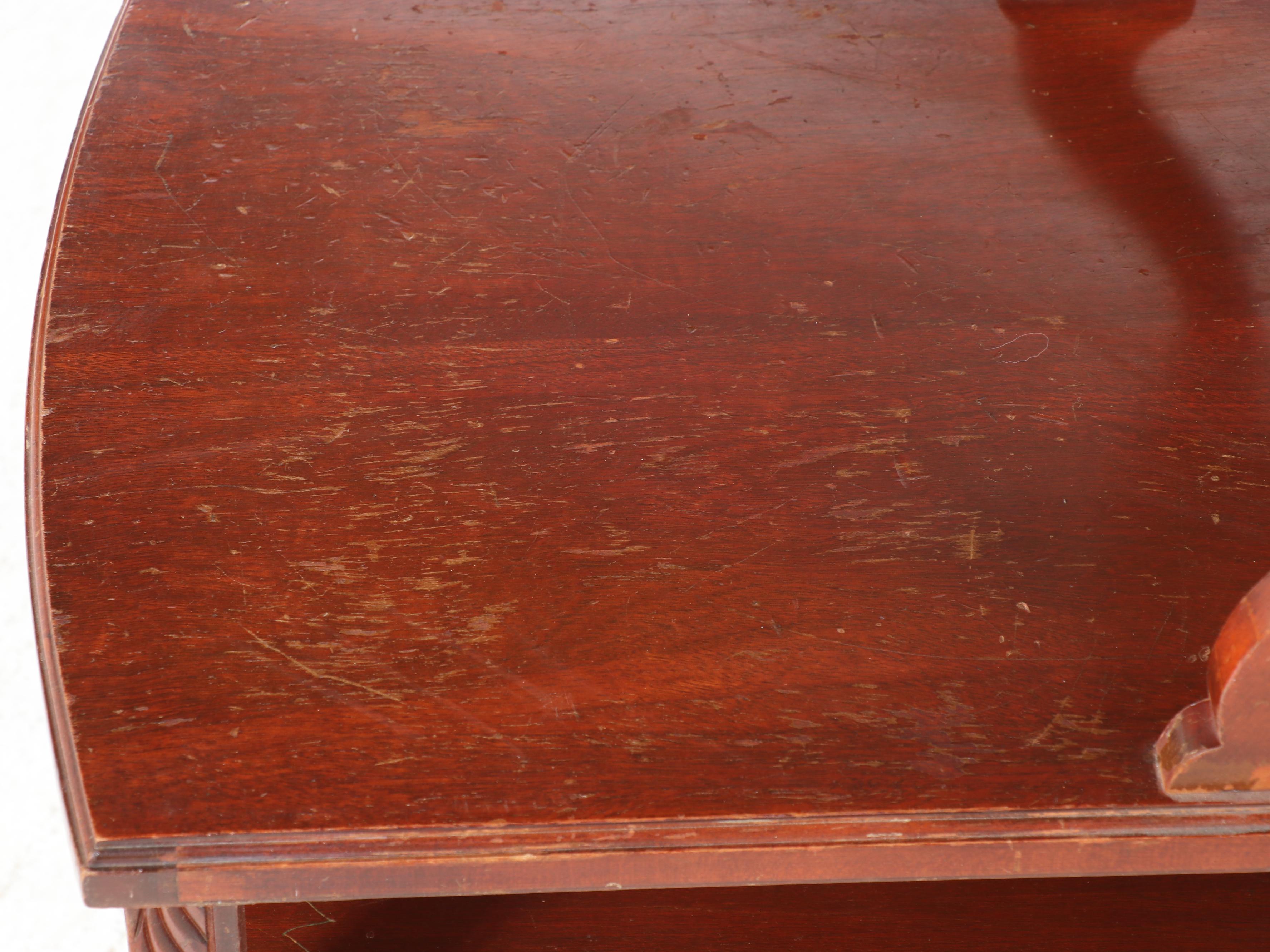 Pair of Mersman Federal Style Mahogany Stepback Side Tables