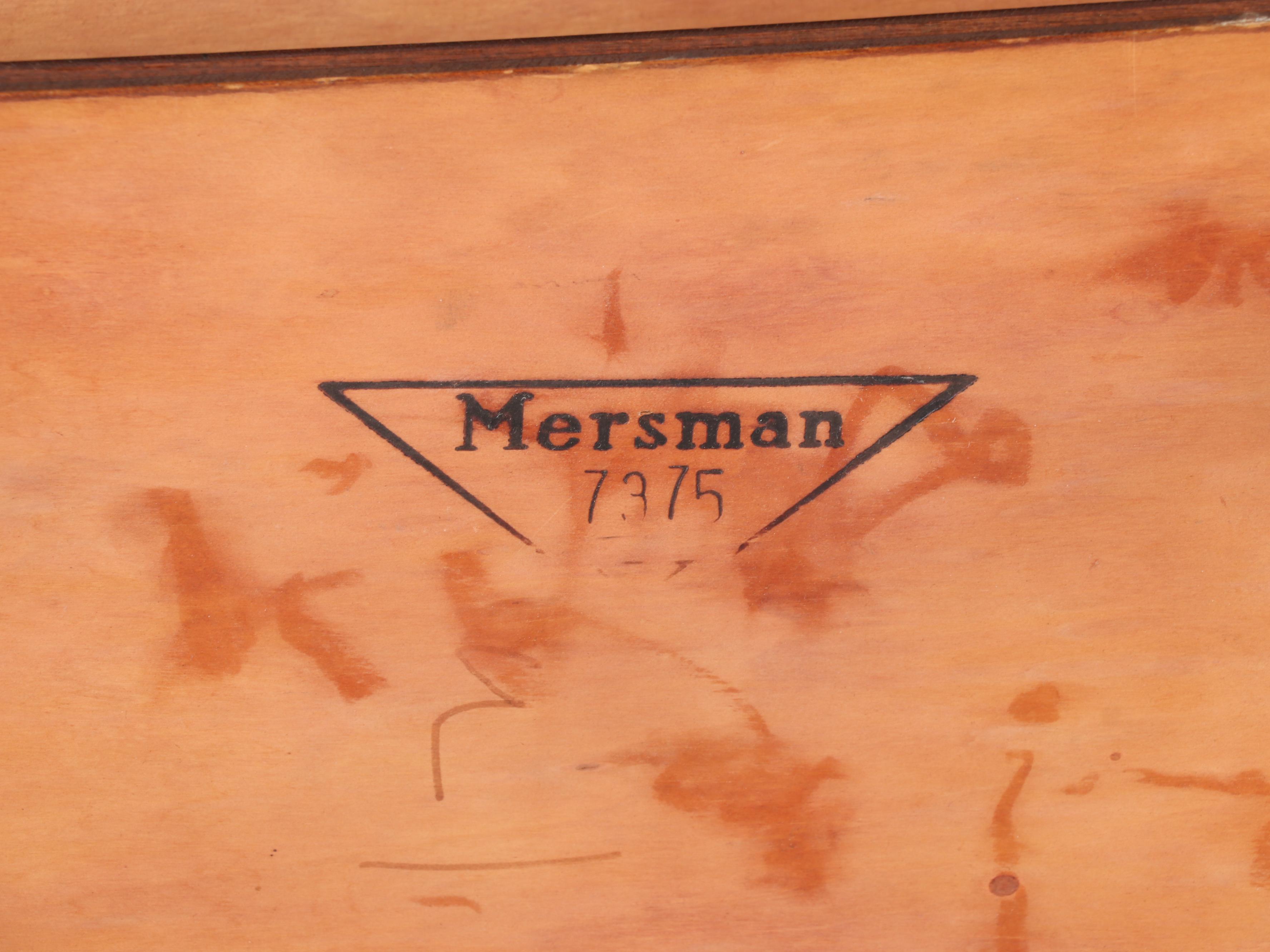 Pair of Mersman Federal Style Mahogany Stepback Side Tables