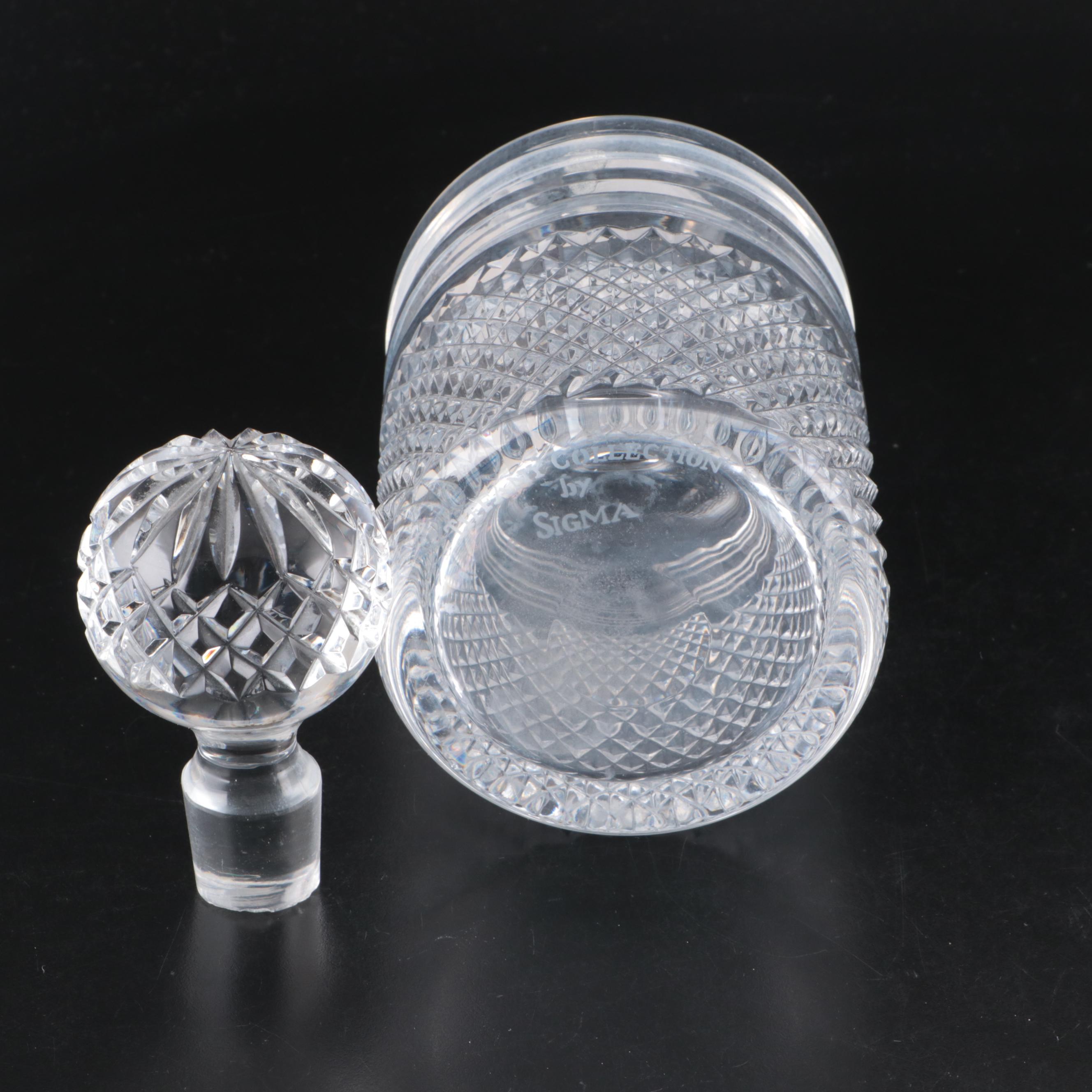 Sigma "Tiffany Collection" Crystal Decanter