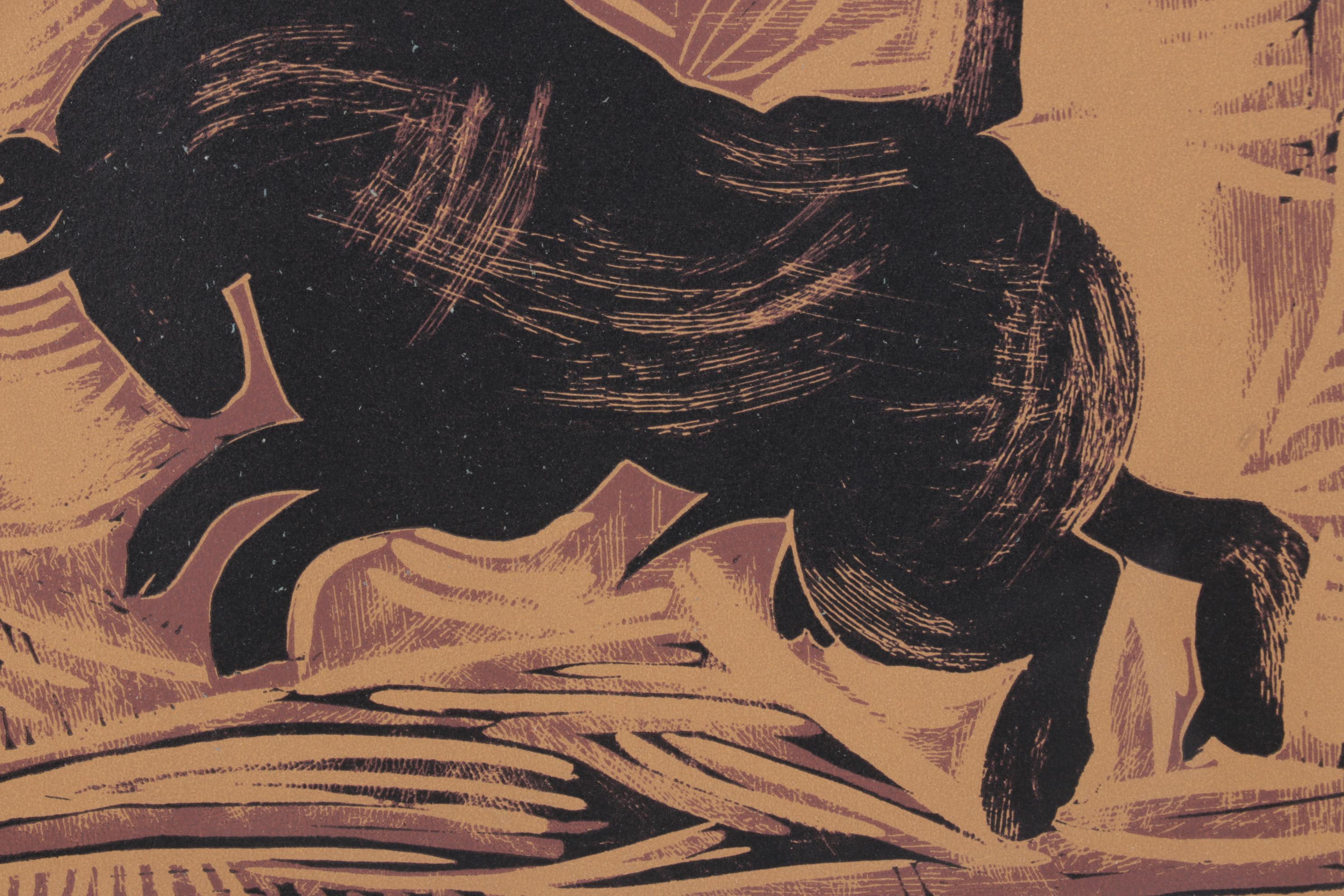 Pablo Picasso Color Linocut "Les Banderillas," 1962