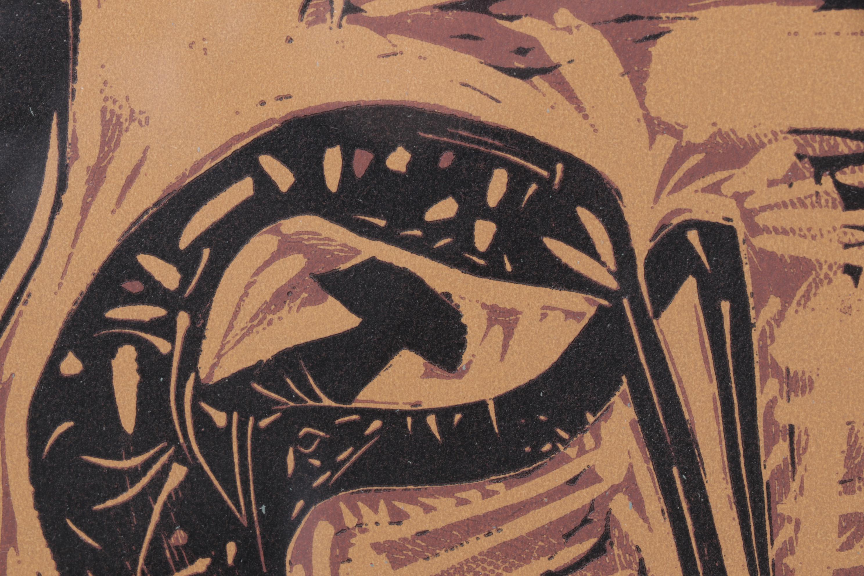 Pablo Picasso Color Linocut "Les Banderillas," 1962