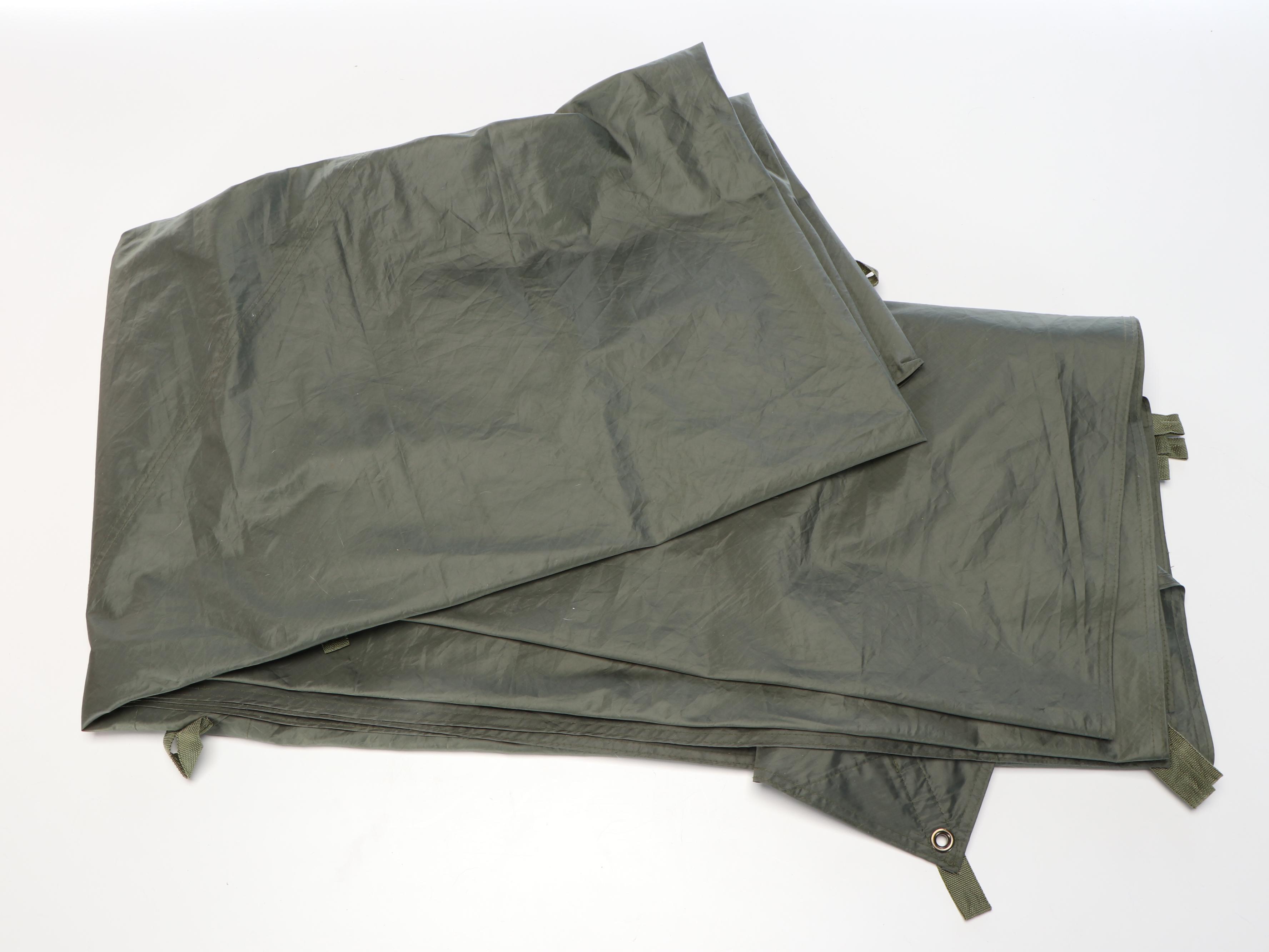 Columbia Tent and Snugpak All Weather Shelter with Aress Campfire Cooking Forks