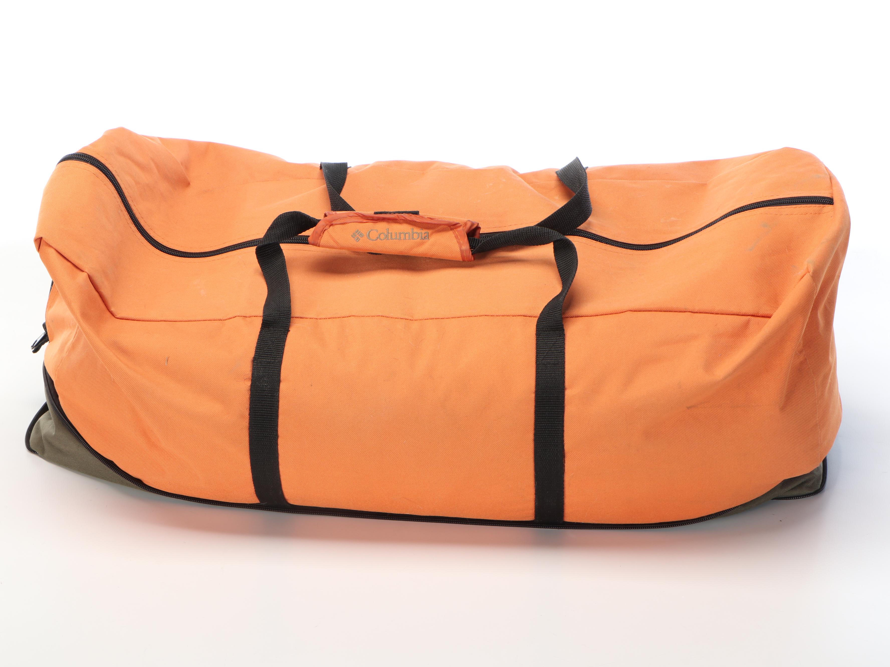 Columbia Tent and Snugpak All Weather Shelter with Aress Campfire Cooking Forks