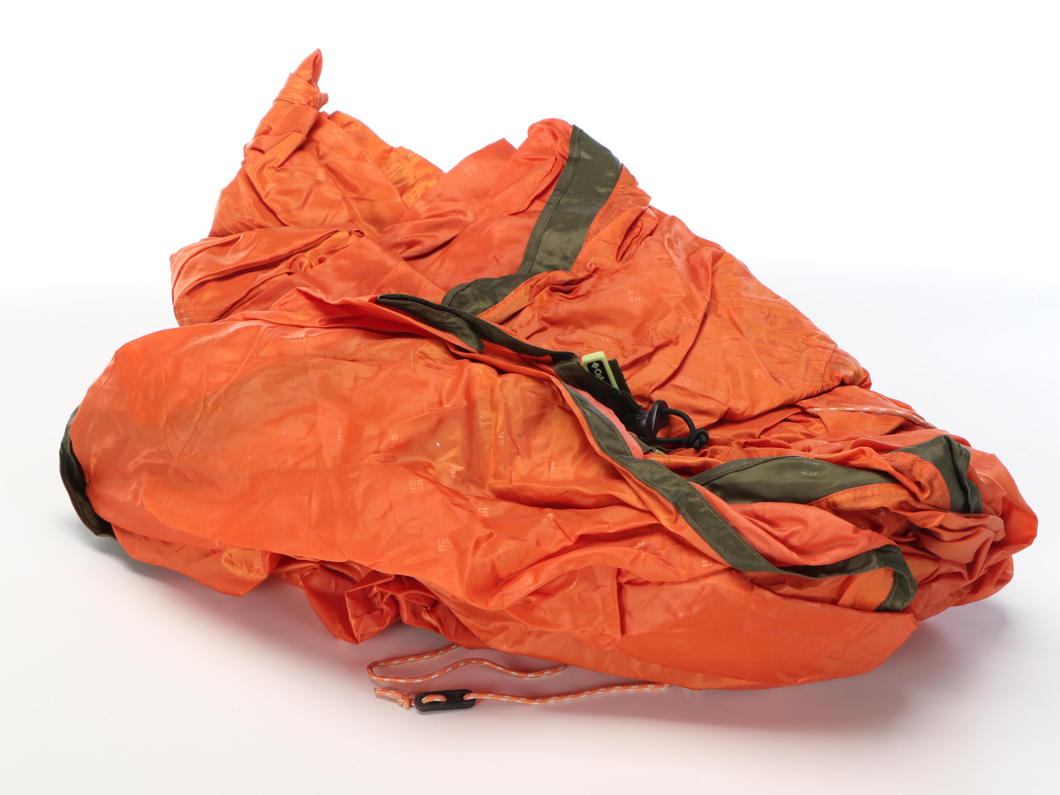 Columbia Tent and Snugpak All Weather Shelter with Aress Campfire Cooking Forks