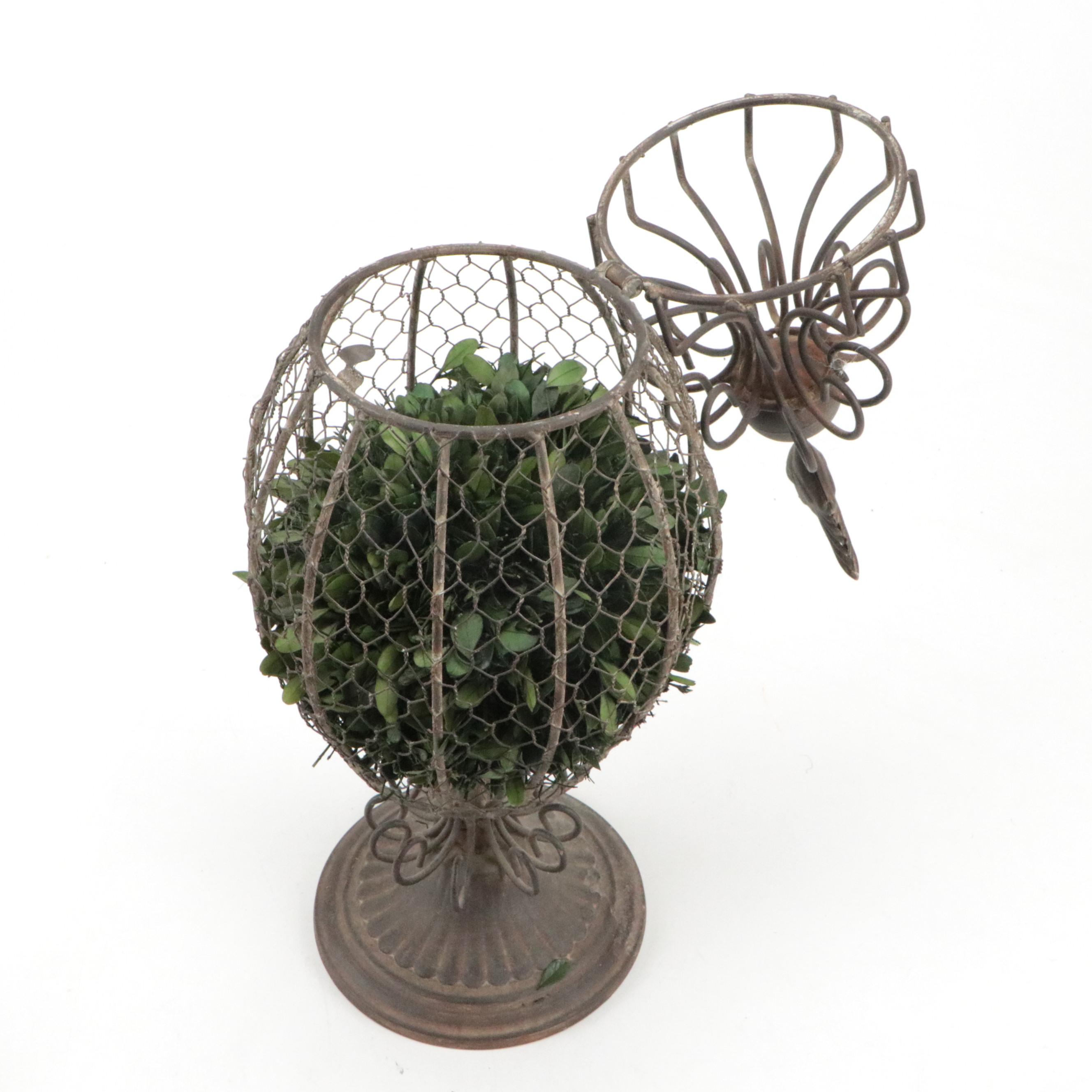 Metal Wall Pillar Candle Sconces and Other Decor