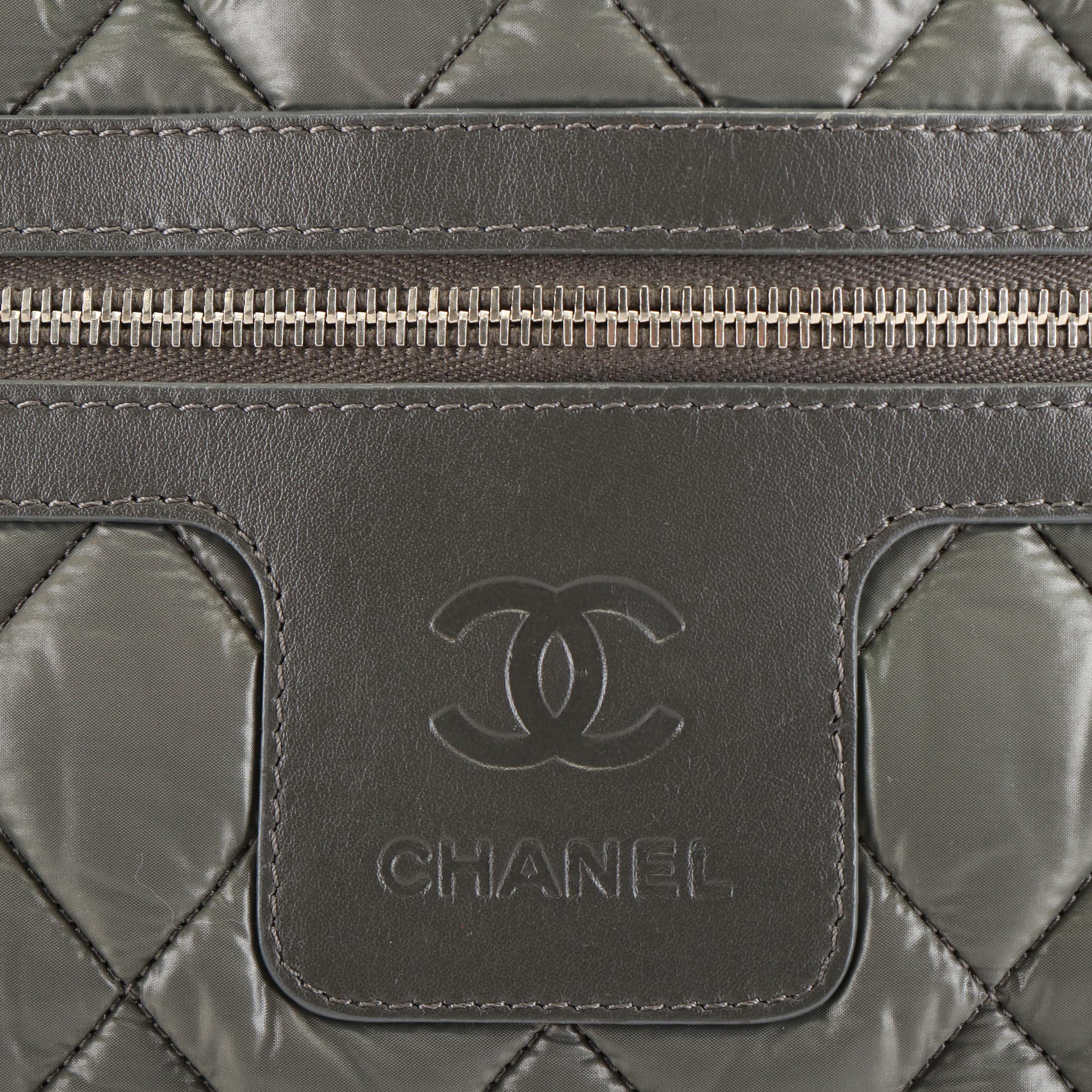 Chanel CC Logo Coco Cocoon Tote Bag in Quilted Nylon