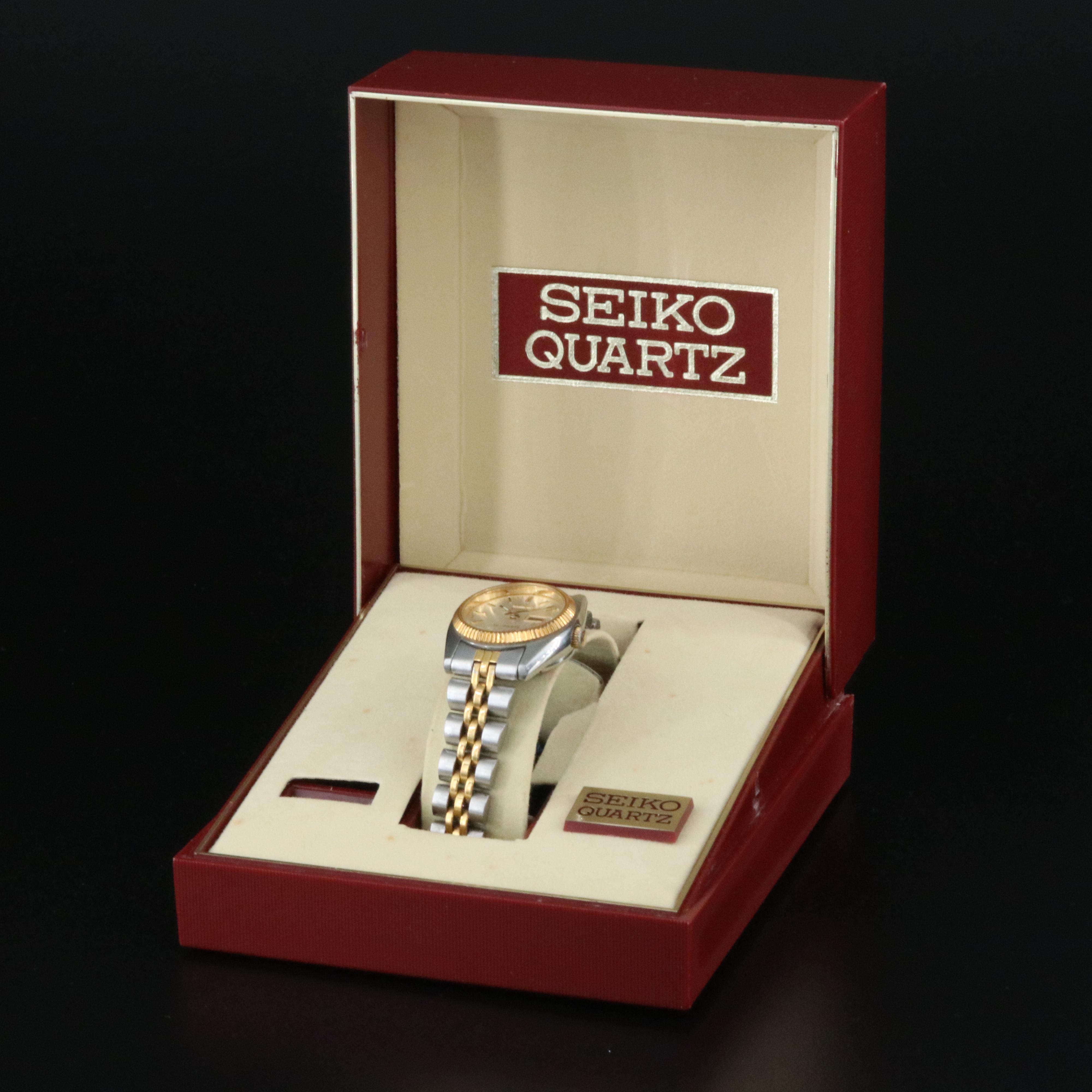 Seiko Silver Dial 25mm Two-Tone Automatic Watch