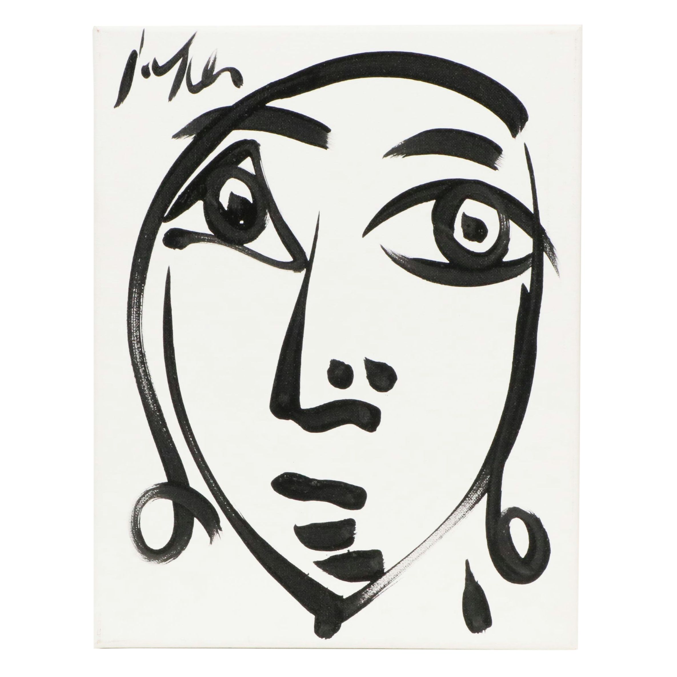 Peter Keil Portrait Acrylic Painting