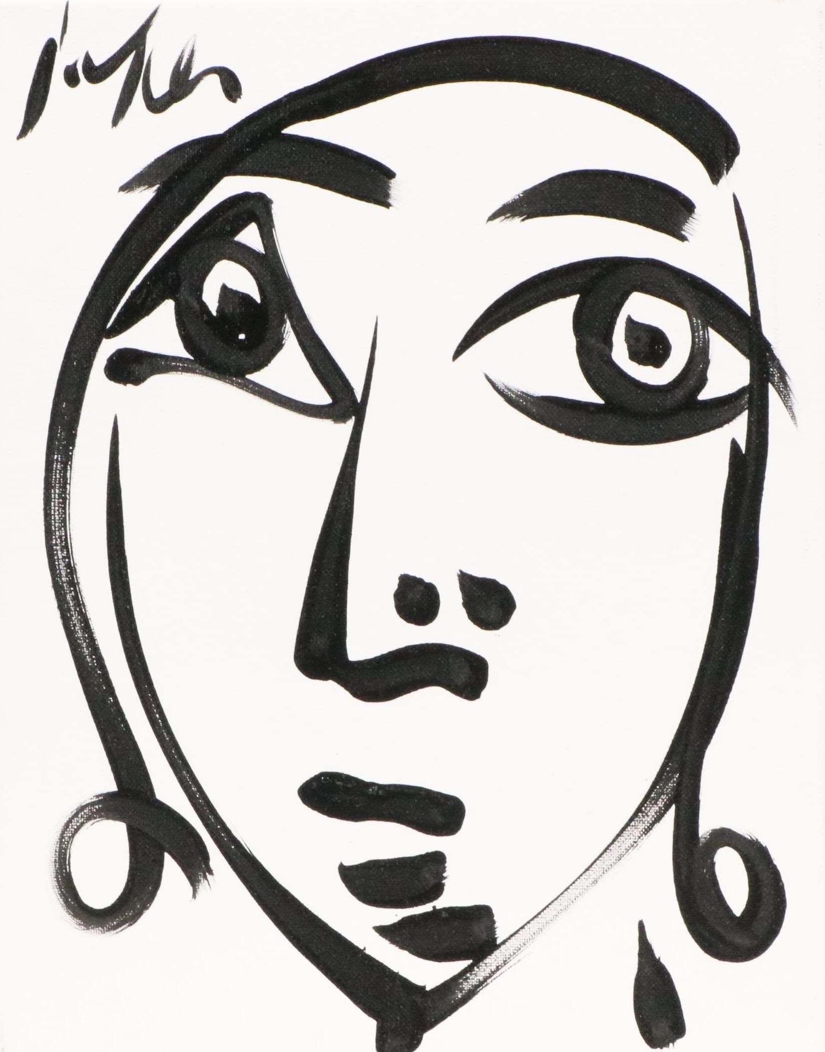 Peter Keil Portrait Acrylic Painting