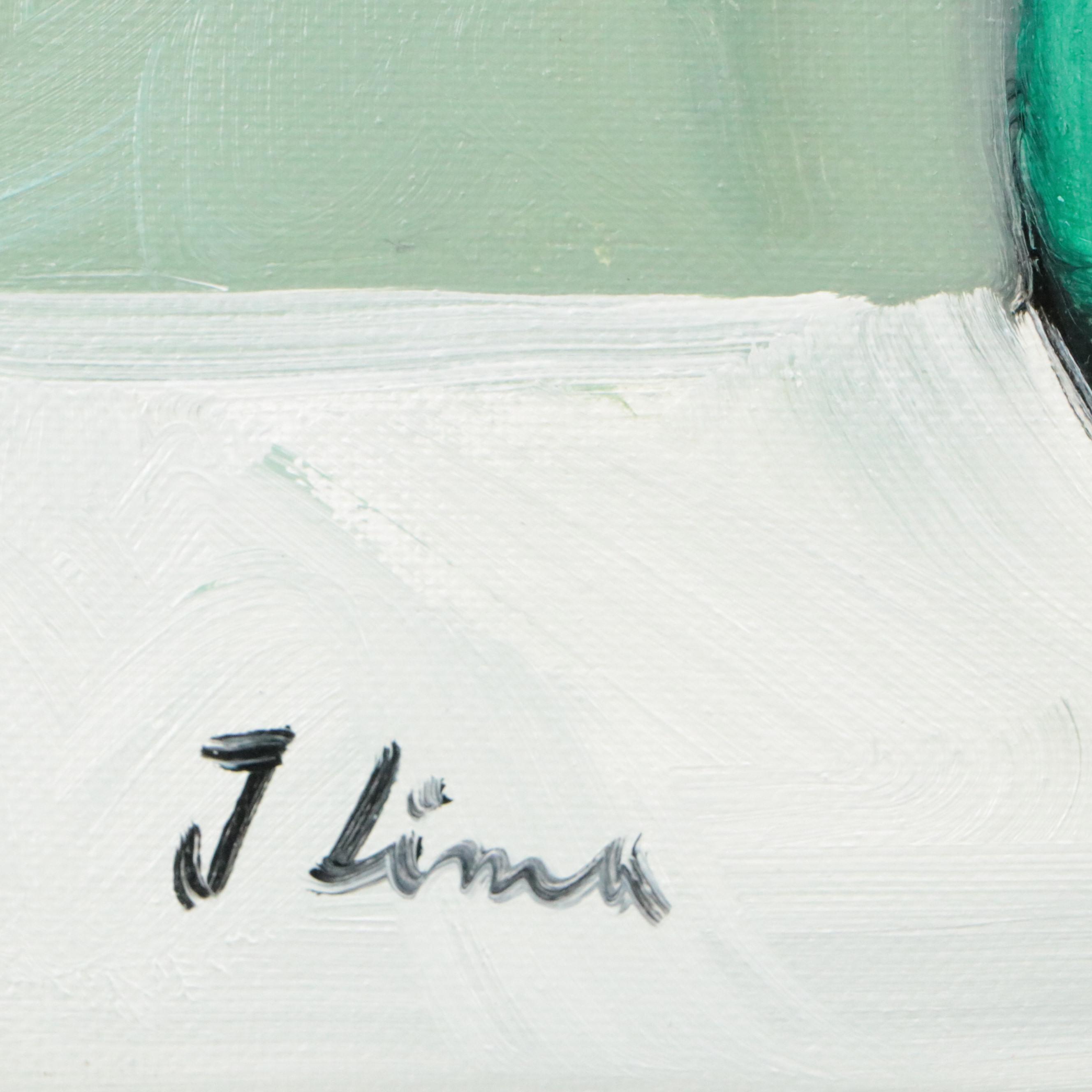 José M. Lima Floral Still Life Oil Painting, 2024