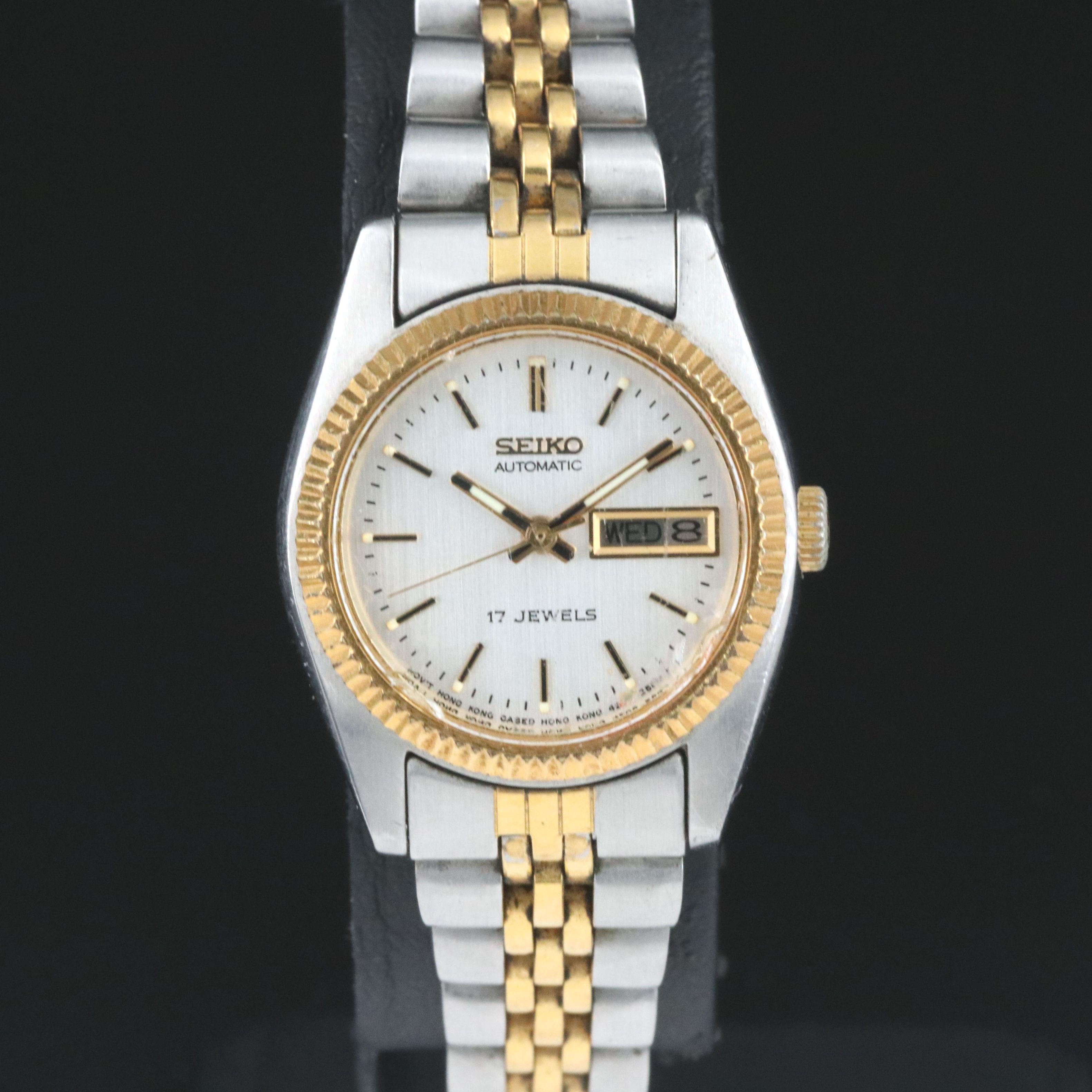 Seiko Silver Dial 25mm Two-Tone Automatic Watch
