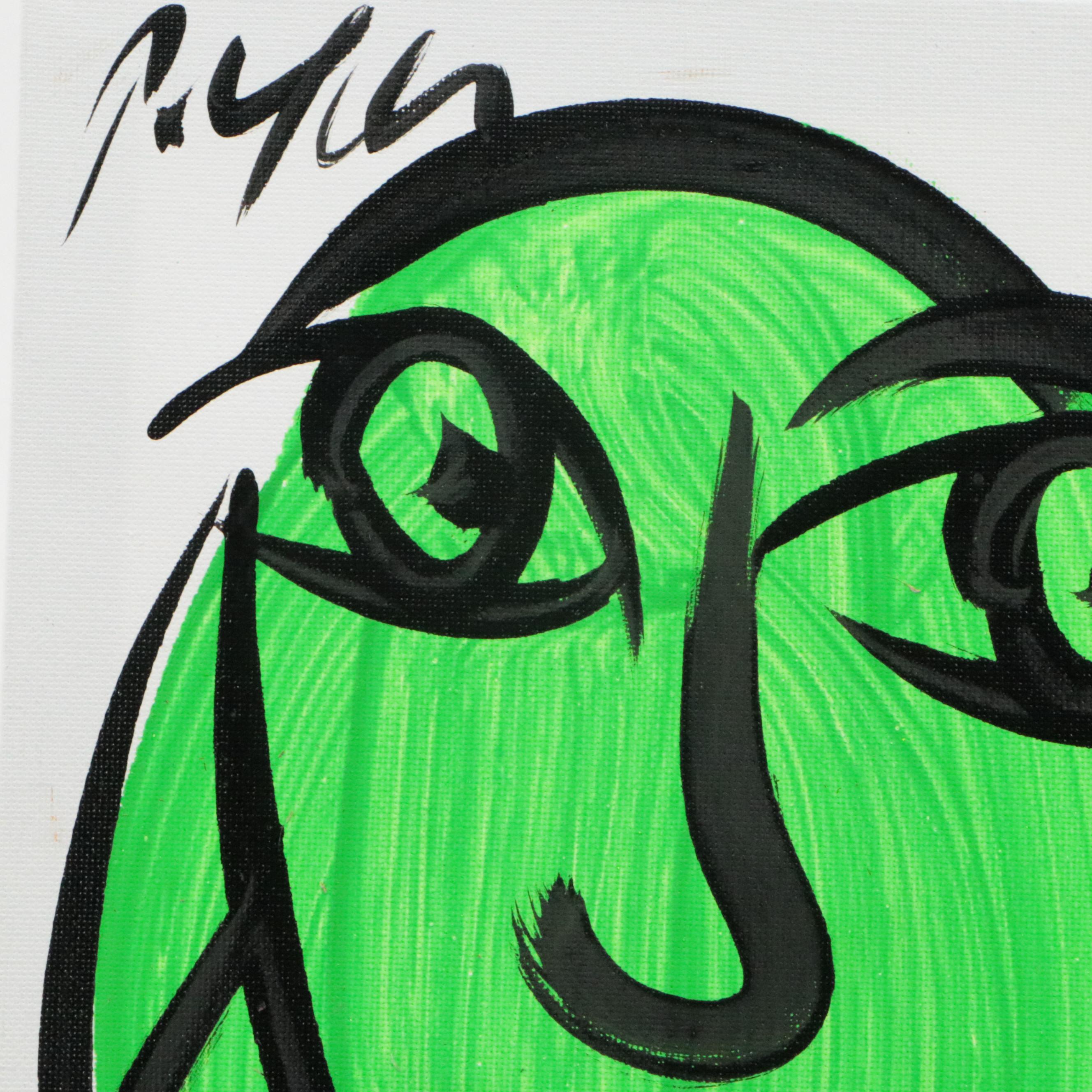 Peter Keil Portrait Acrylic Painting