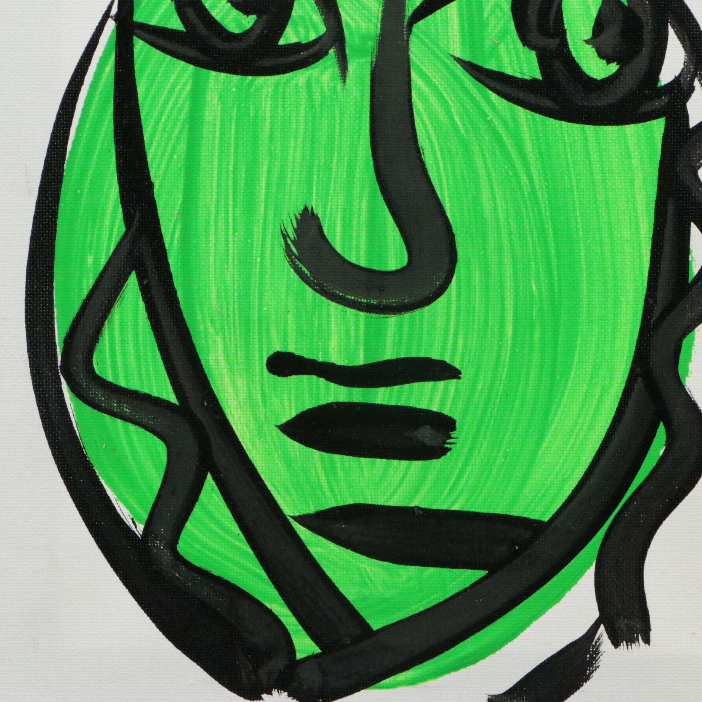 Peter Keil Portrait Acrylic Painting