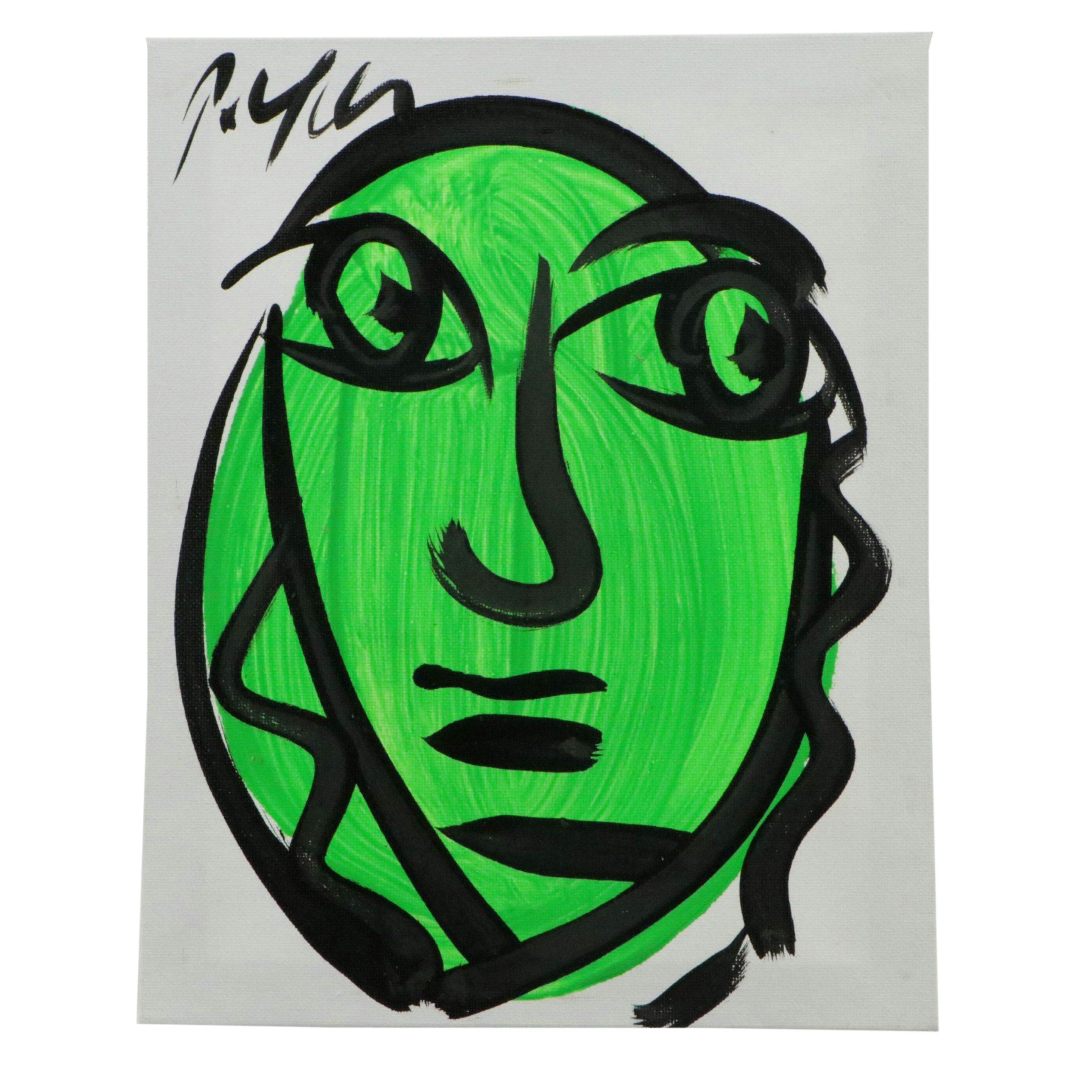 Peter Keil Portrait Acrylic Painting