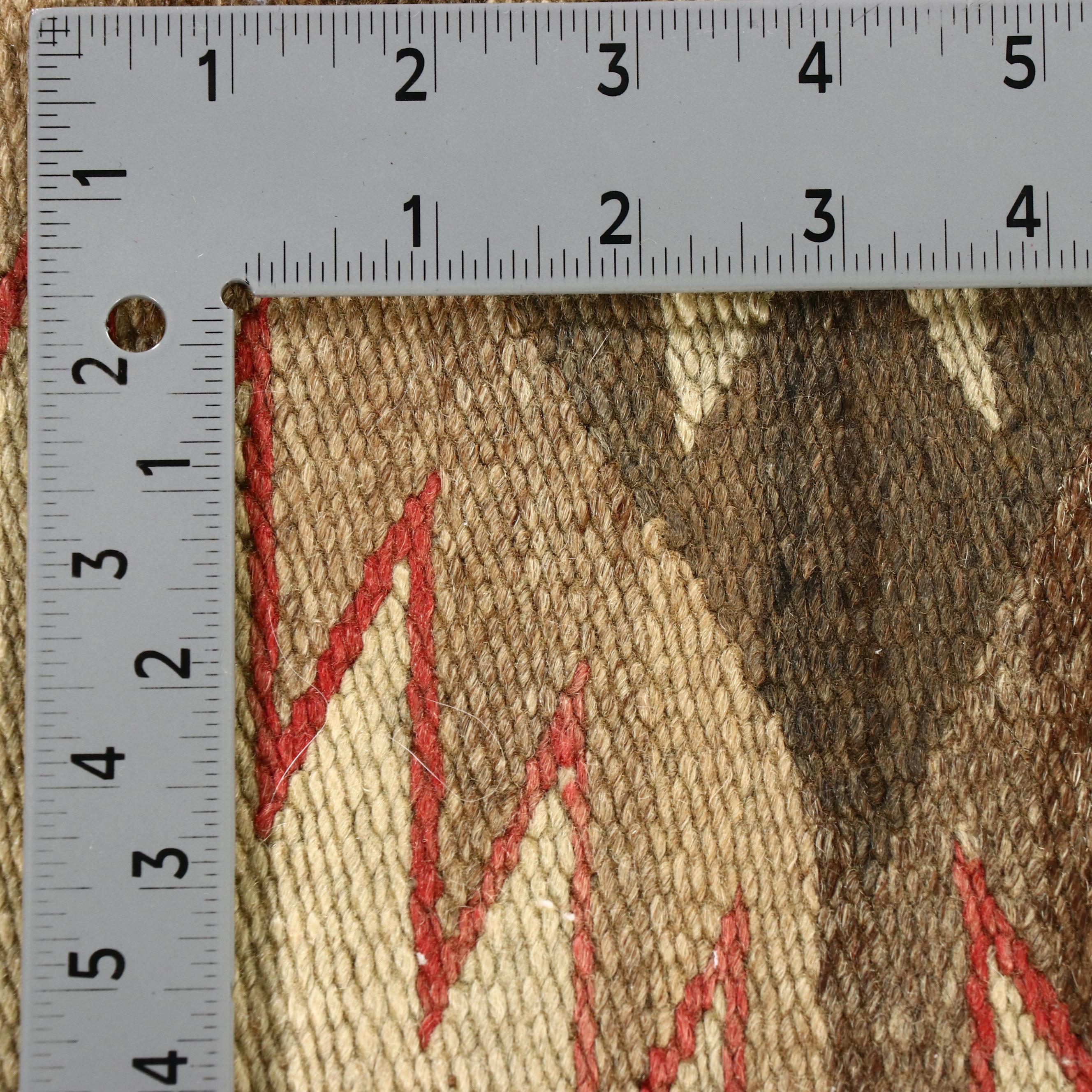 3'3 x 4'11 Handwoven Navajo Eye Dazzler Accent Rug, Early 20th Century