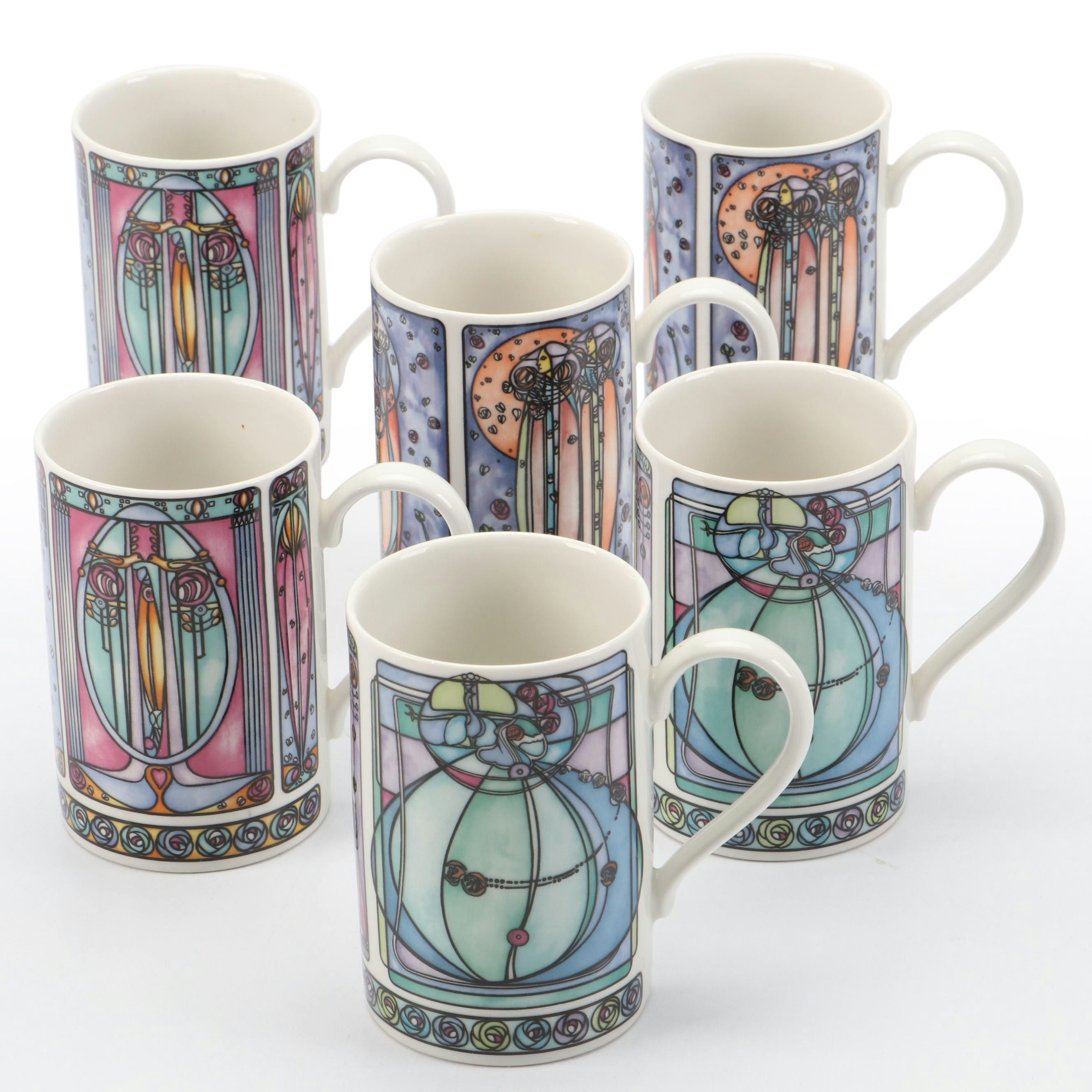 Dunoon "Mackintosh" adapted by Joanne Triner Stoneware Mugs