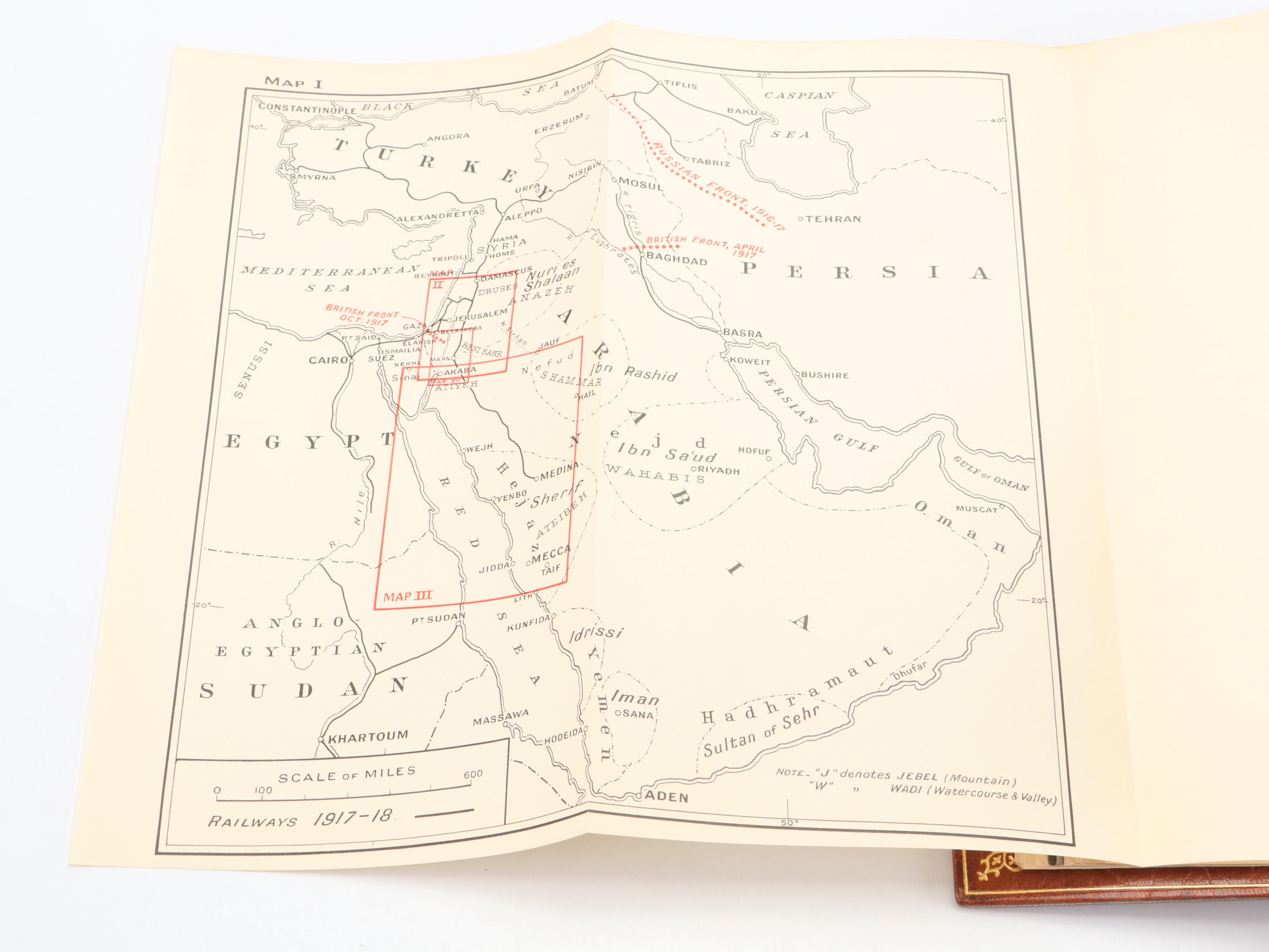 Leather Bound First Trade Edition "Seven Pillars of Wisdom" by T. E. Lawrence