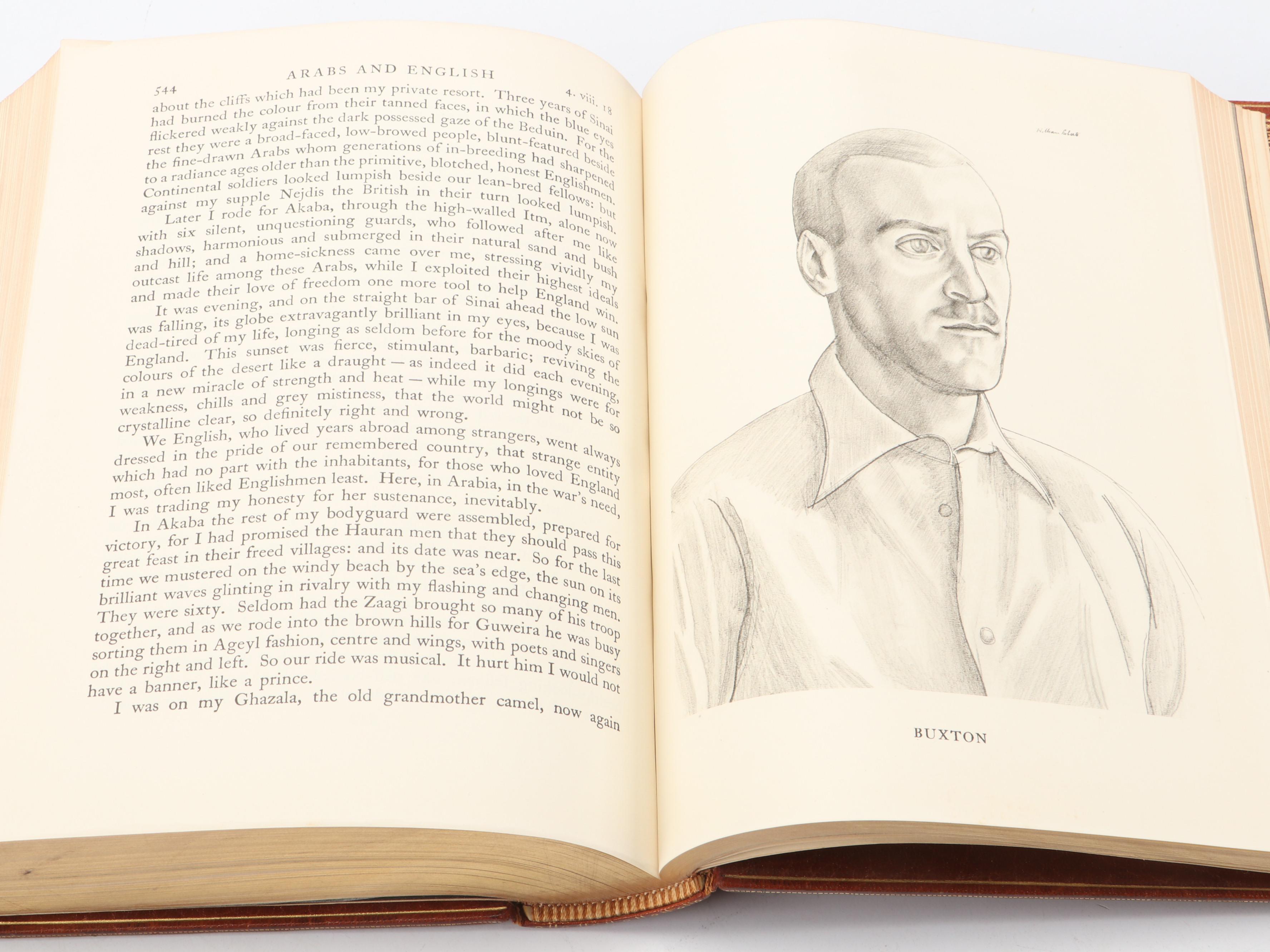 Leather Bound First Trade Edition "Seven Pillars of Wisdom" by T. E. Lawrence