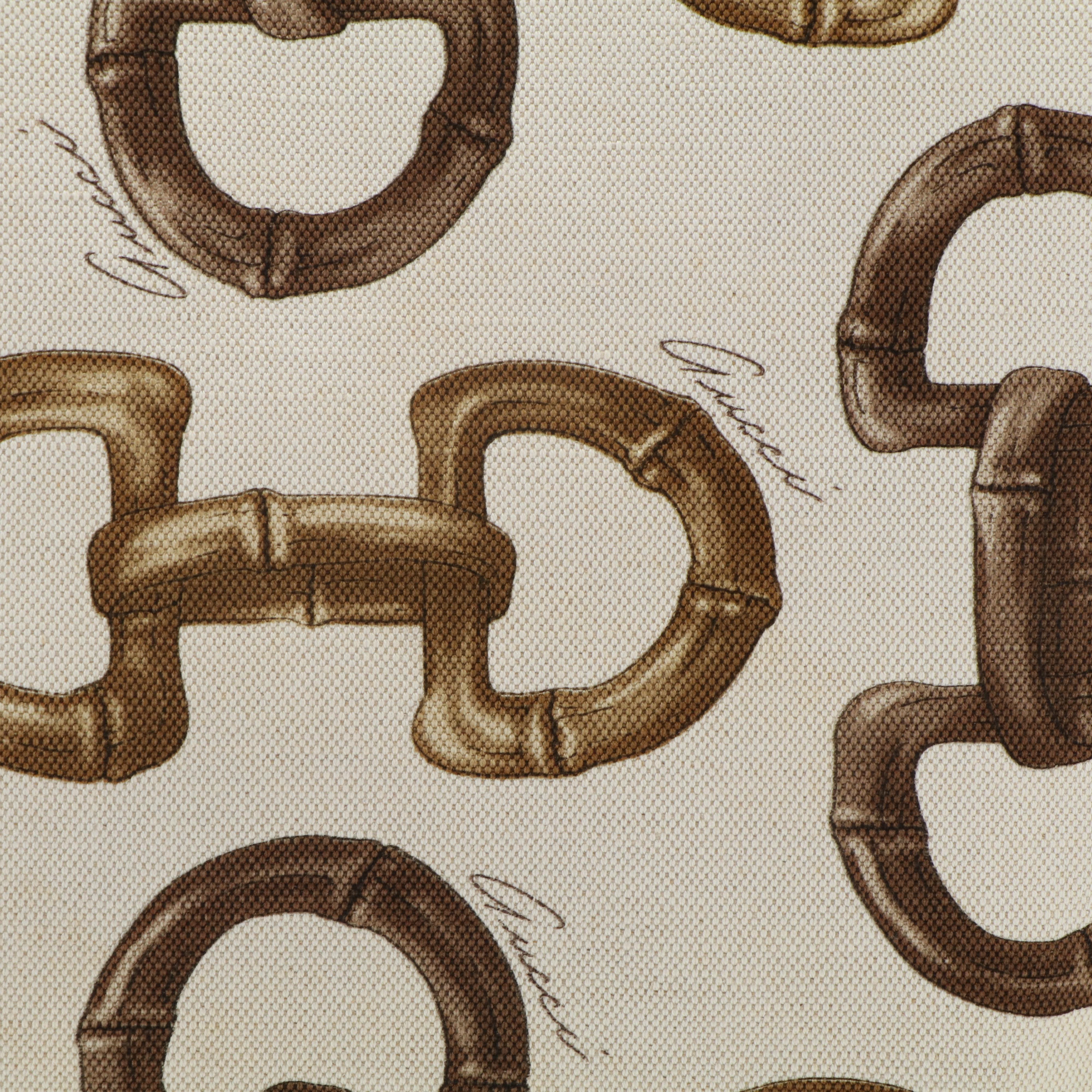 Gucci Horsebit Tote Bag in Canvas and Leather