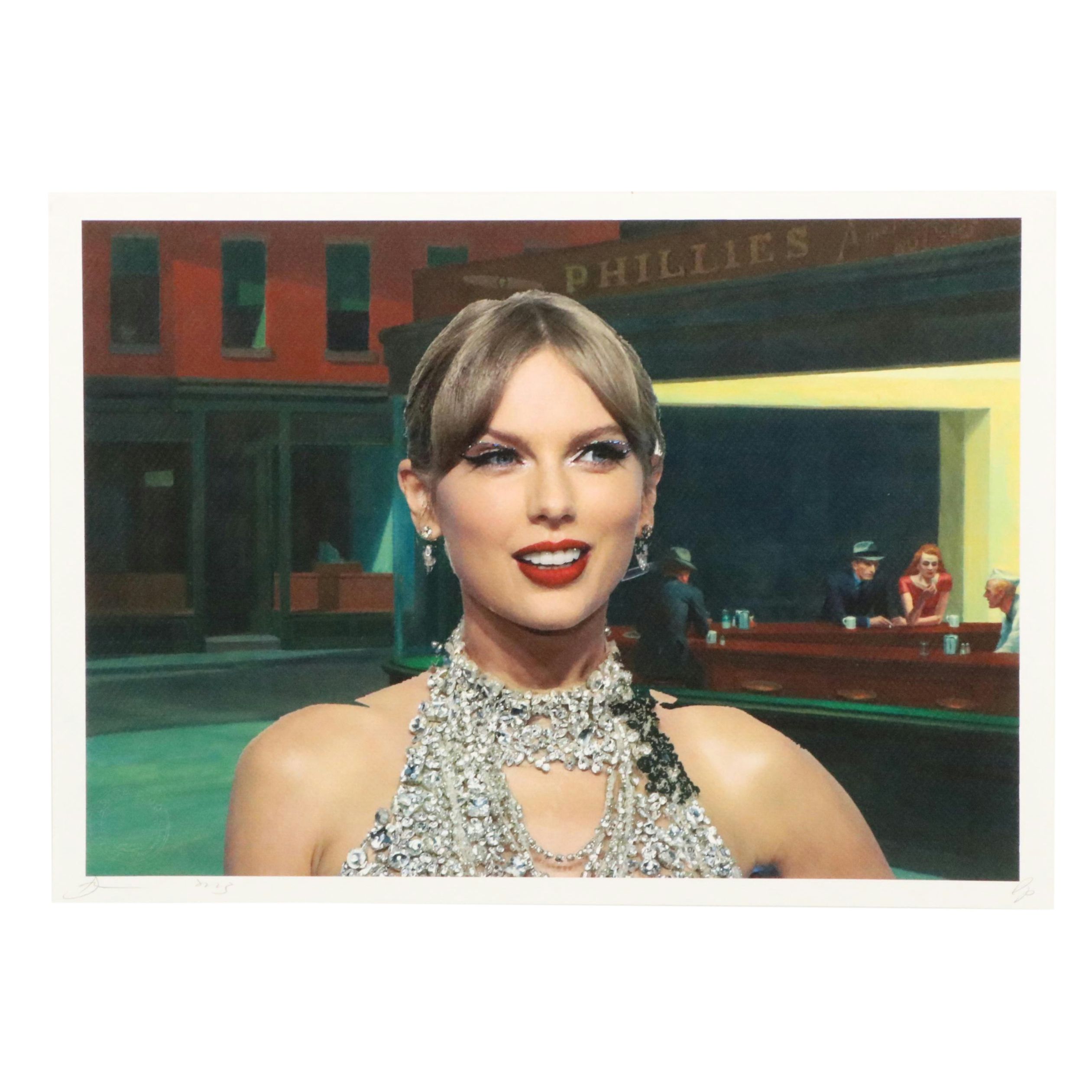 Death NYC Graphic Digital Print Featuring Taylor Swift, 2023