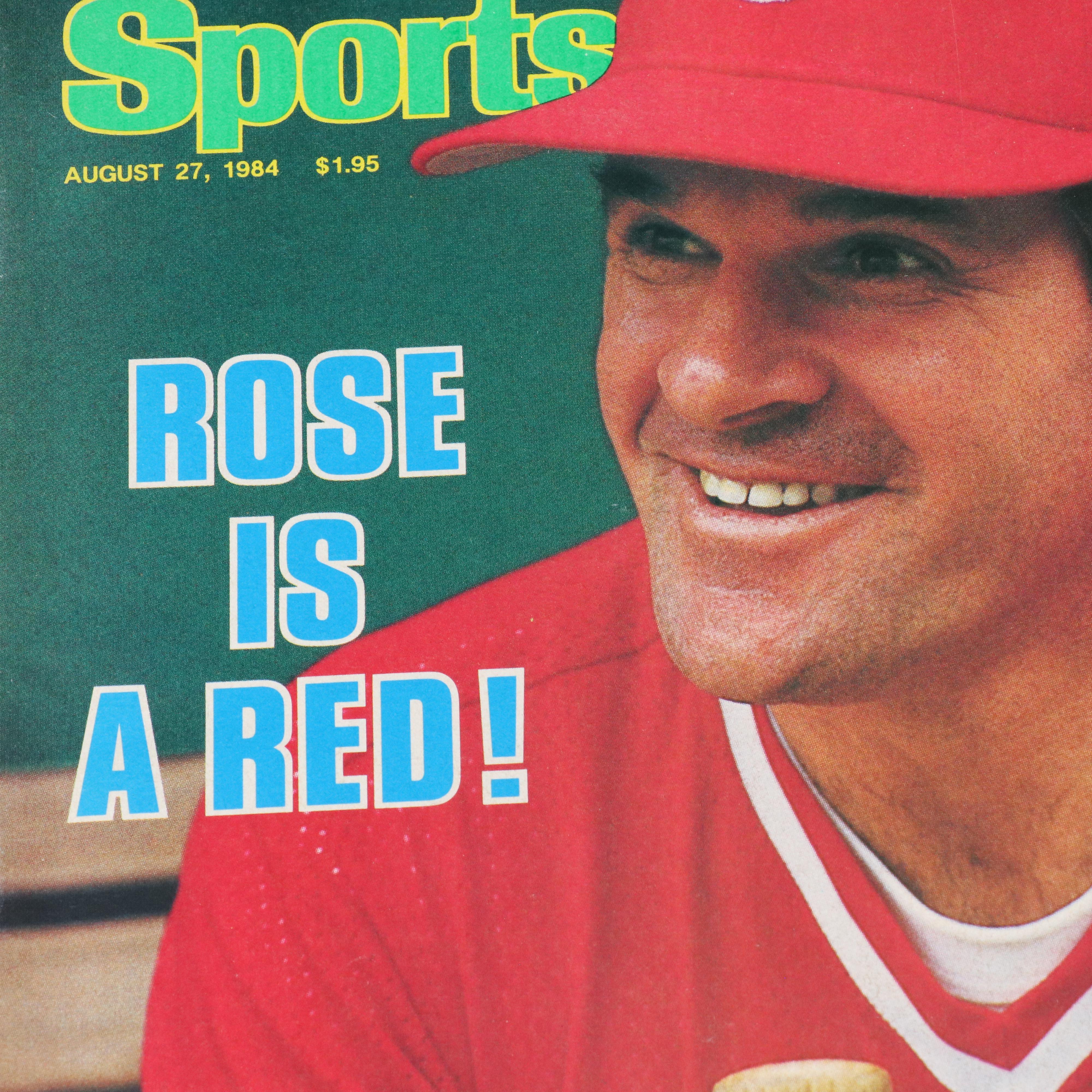 Pete Rose Signed "Sports Illustrated" Cincinnati Reds Baseball Magazine, PSA