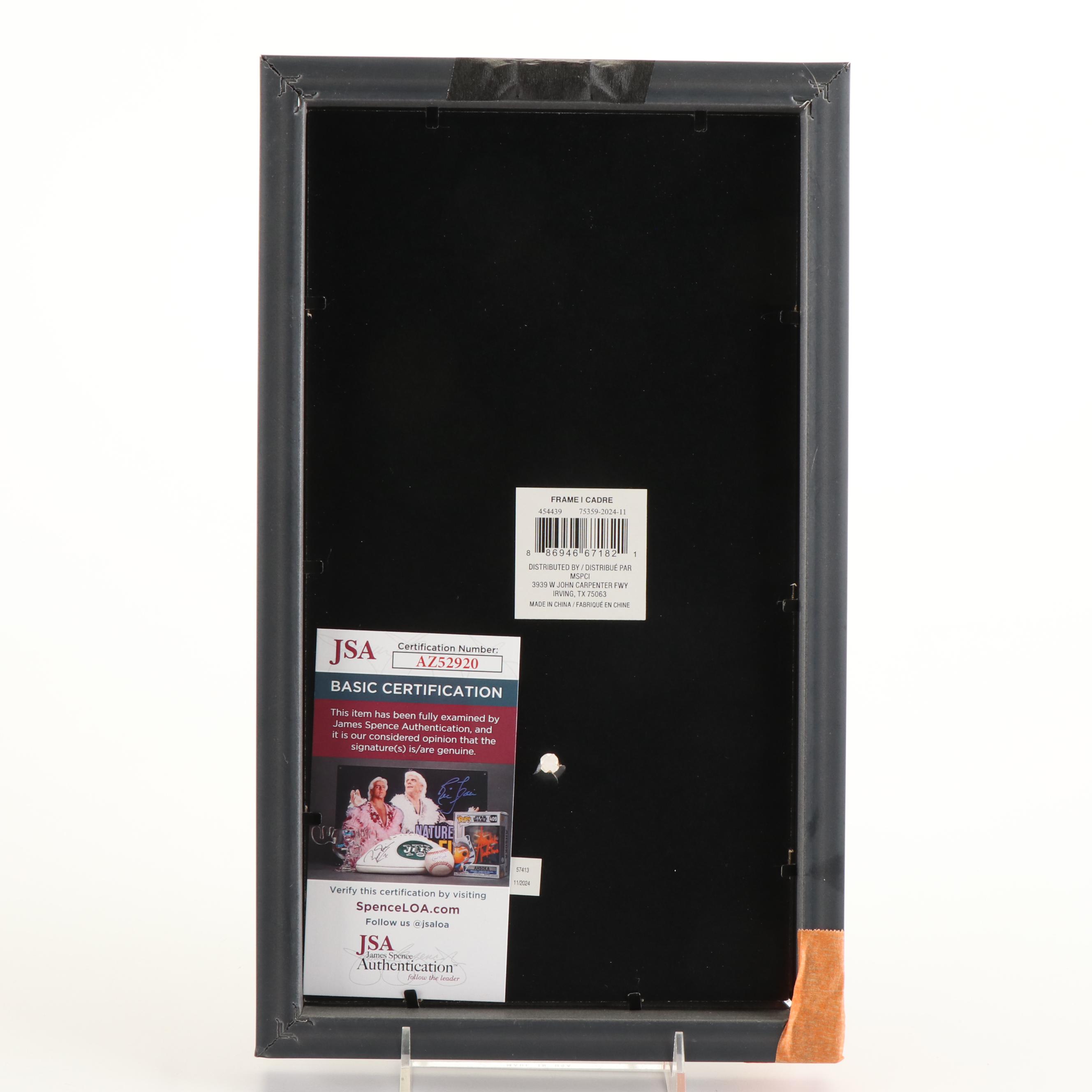 Taylor Swift Signed "The Tortured Poets Department" CD Card in Frame, JSA